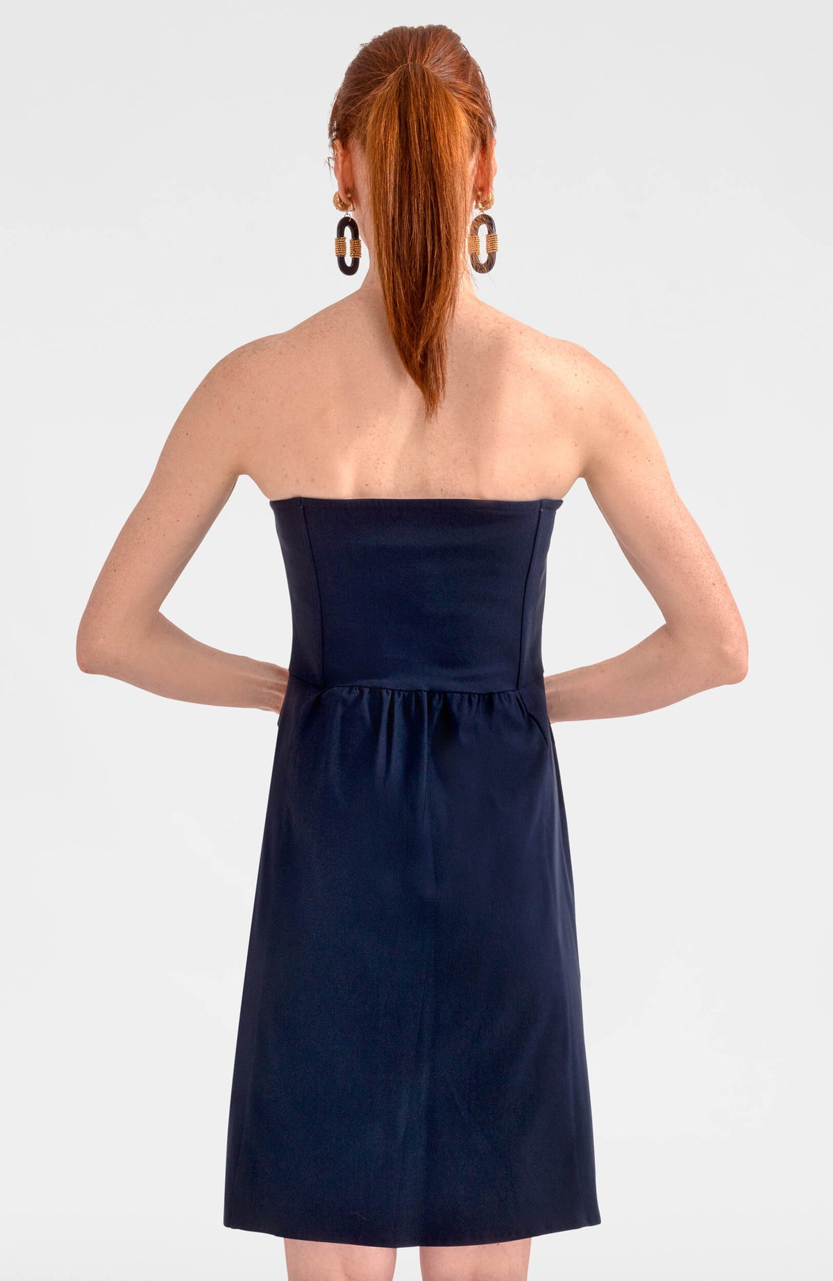 Sailor Dress - Solid Navy