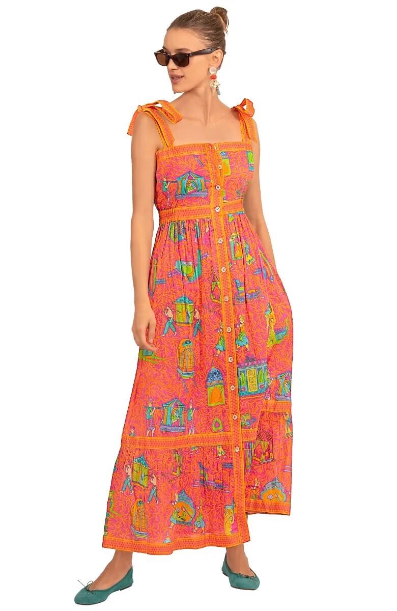 Fun In The Sun Dress - Palanquin Party Pink