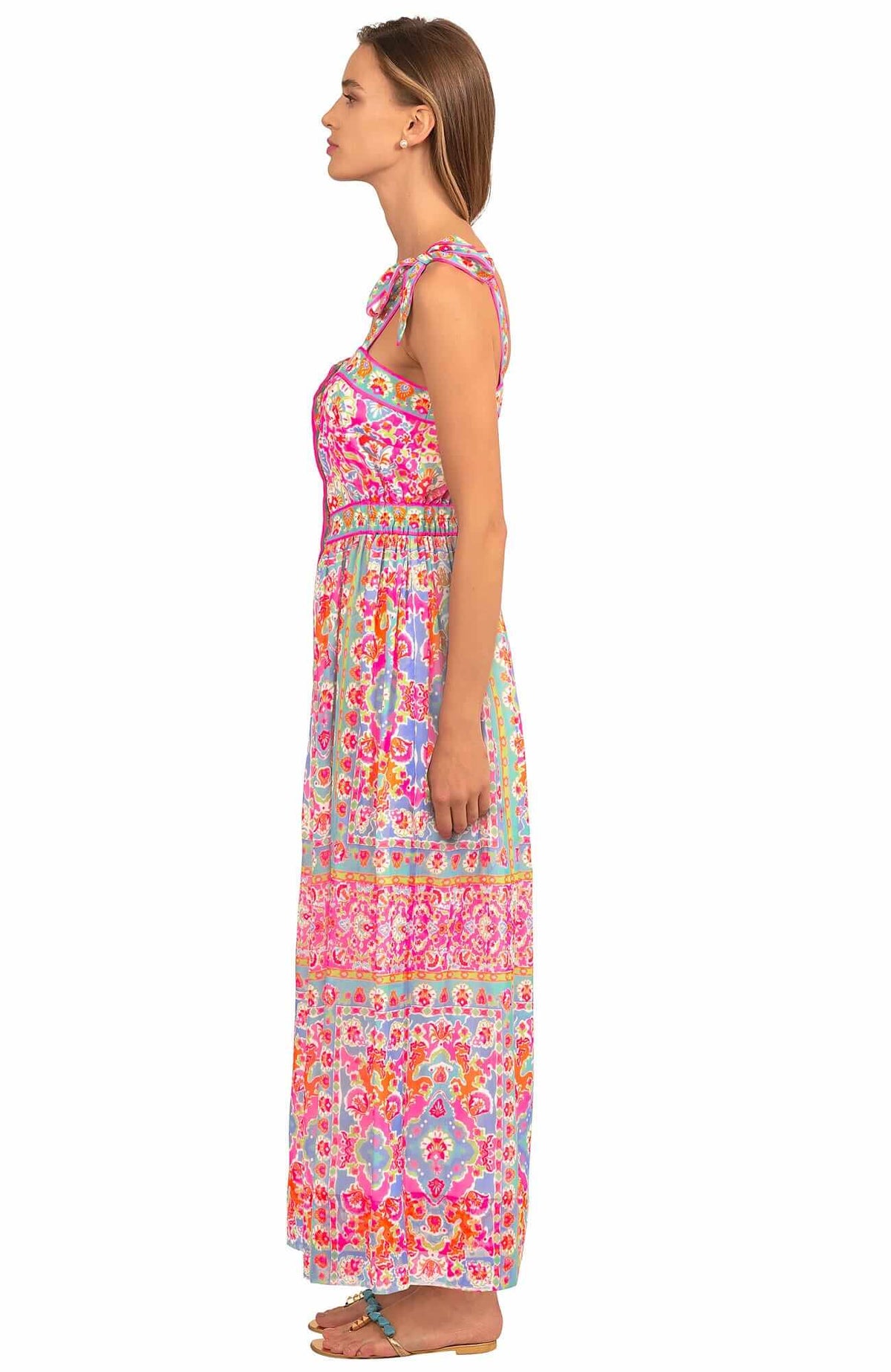 Fun In The Sun Dress - Watteau - Final Sale Turquoise