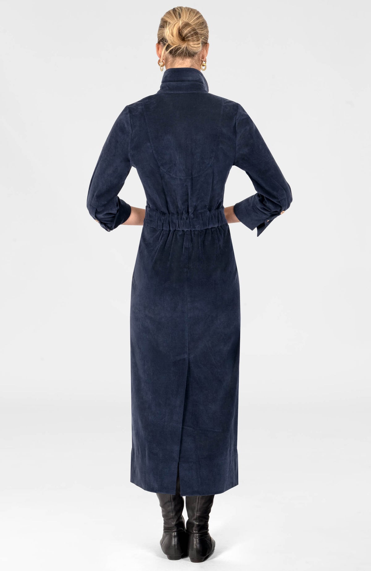 Shake It Up Dress - Corduroy Navy
