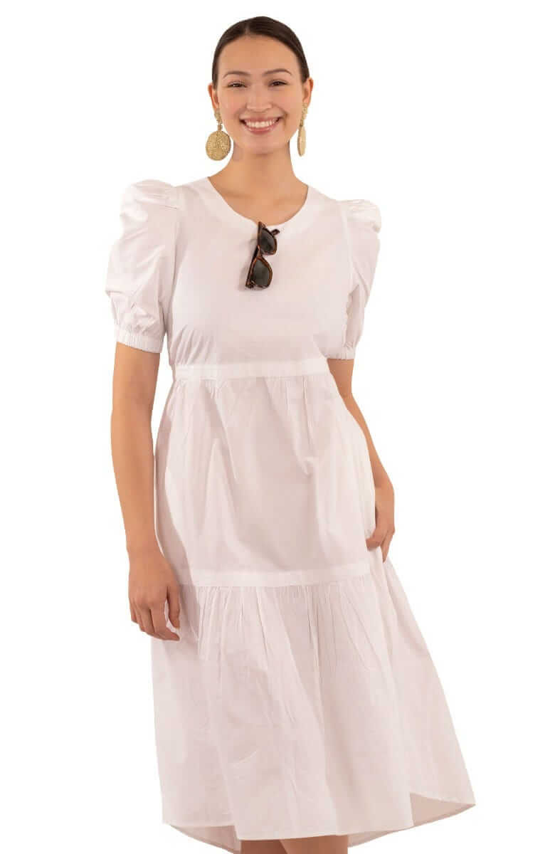 Frolic Dress - Solid - Final Sale White