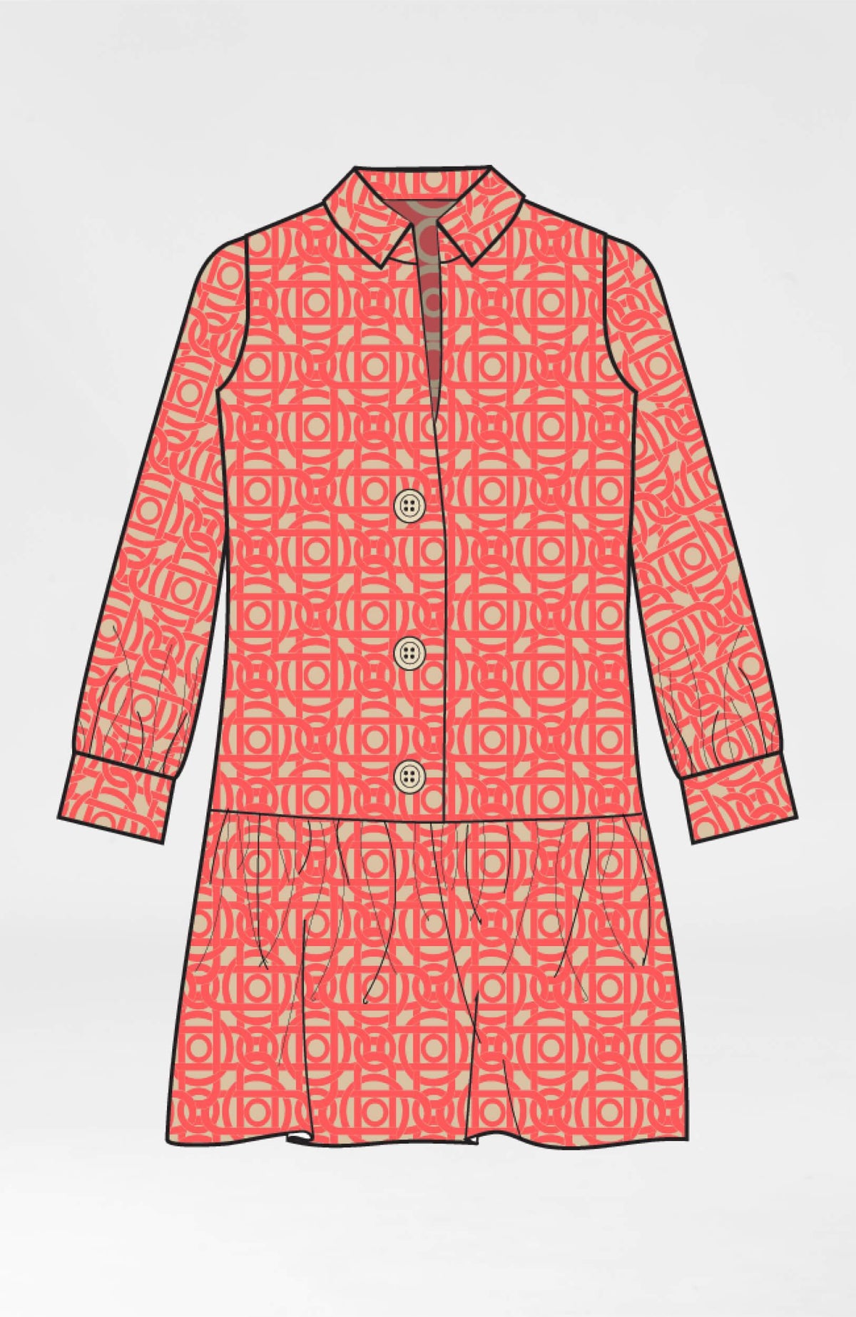 So Sweet Dress - Aubazine Coral