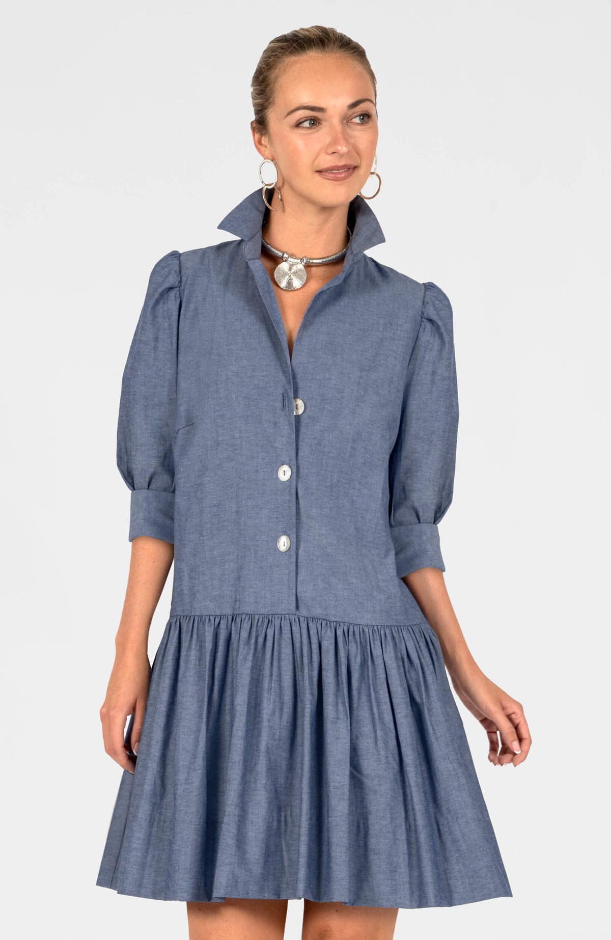 So Sweet Dress - Chambray