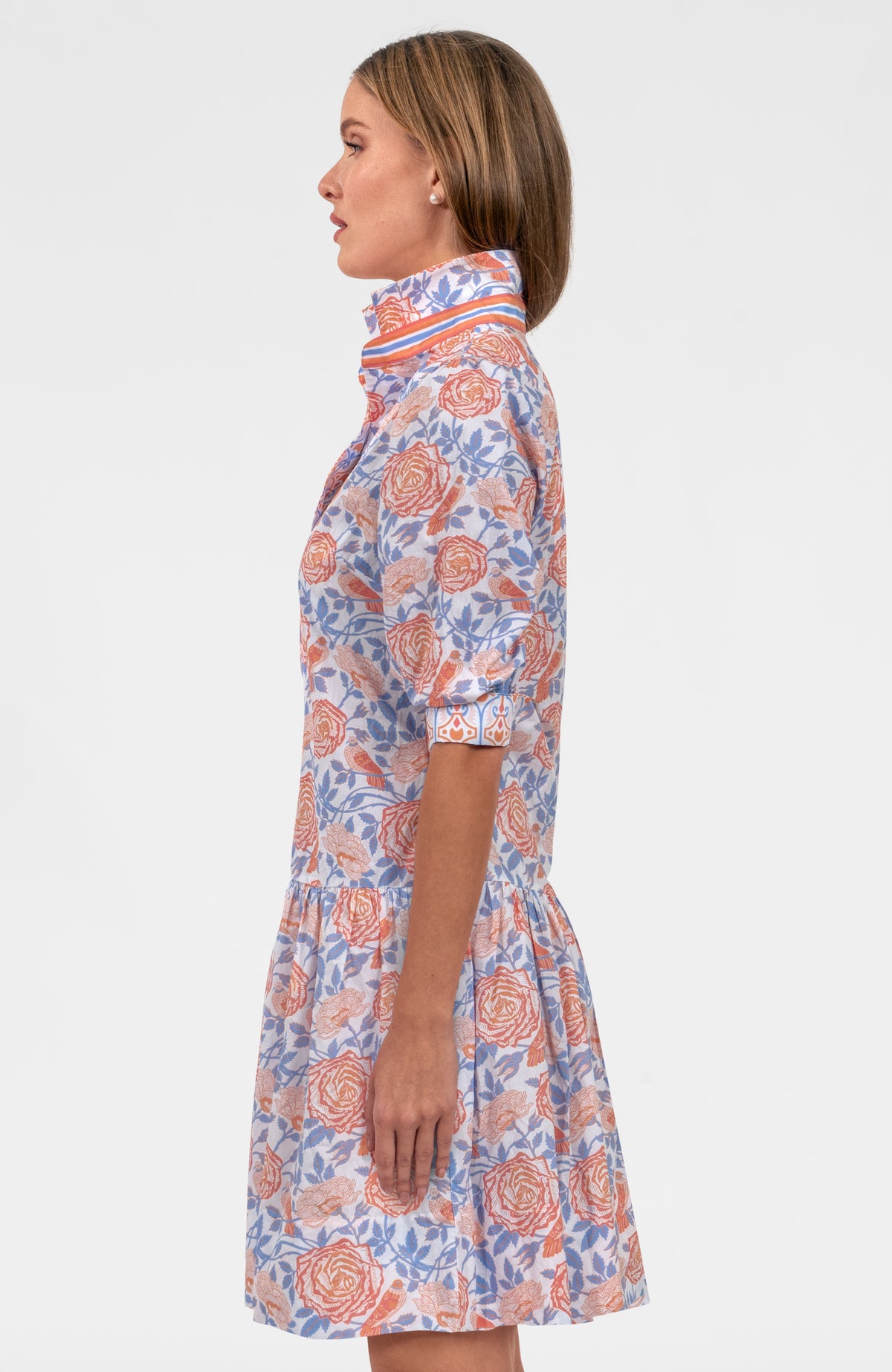 So Sweet Dress - Smell The Roses Peri Coral