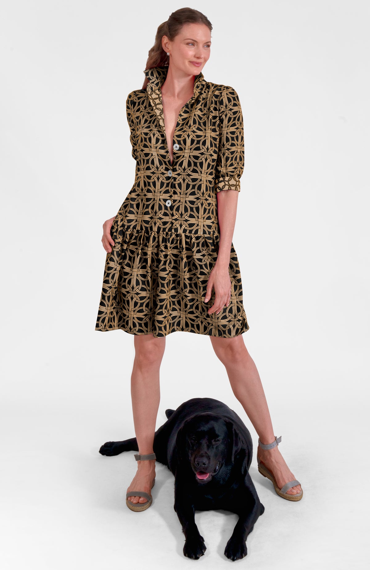 So Sweet Dress - Ring Toss Black