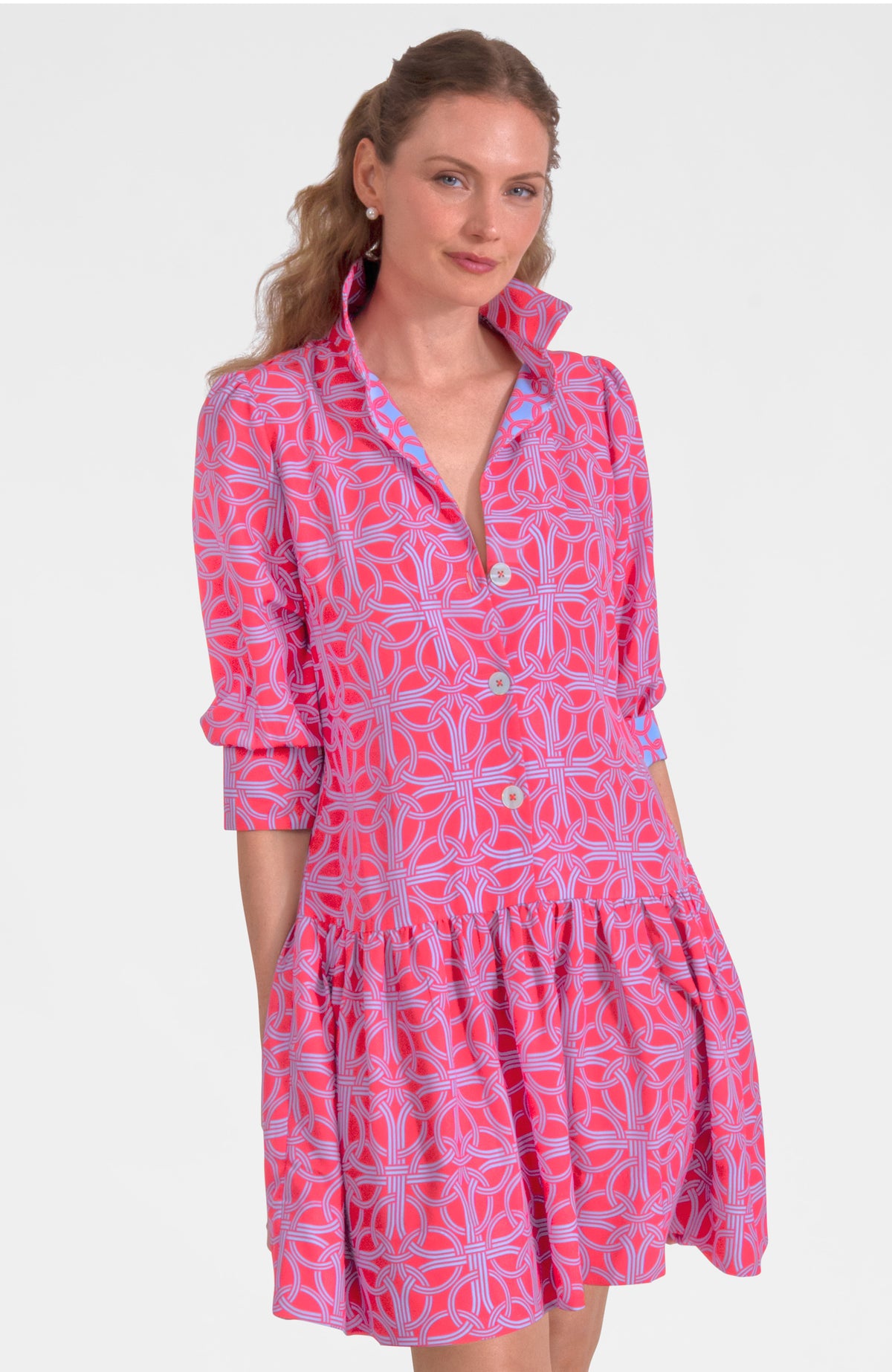 So Sweet Dress - Ring Toss Coral