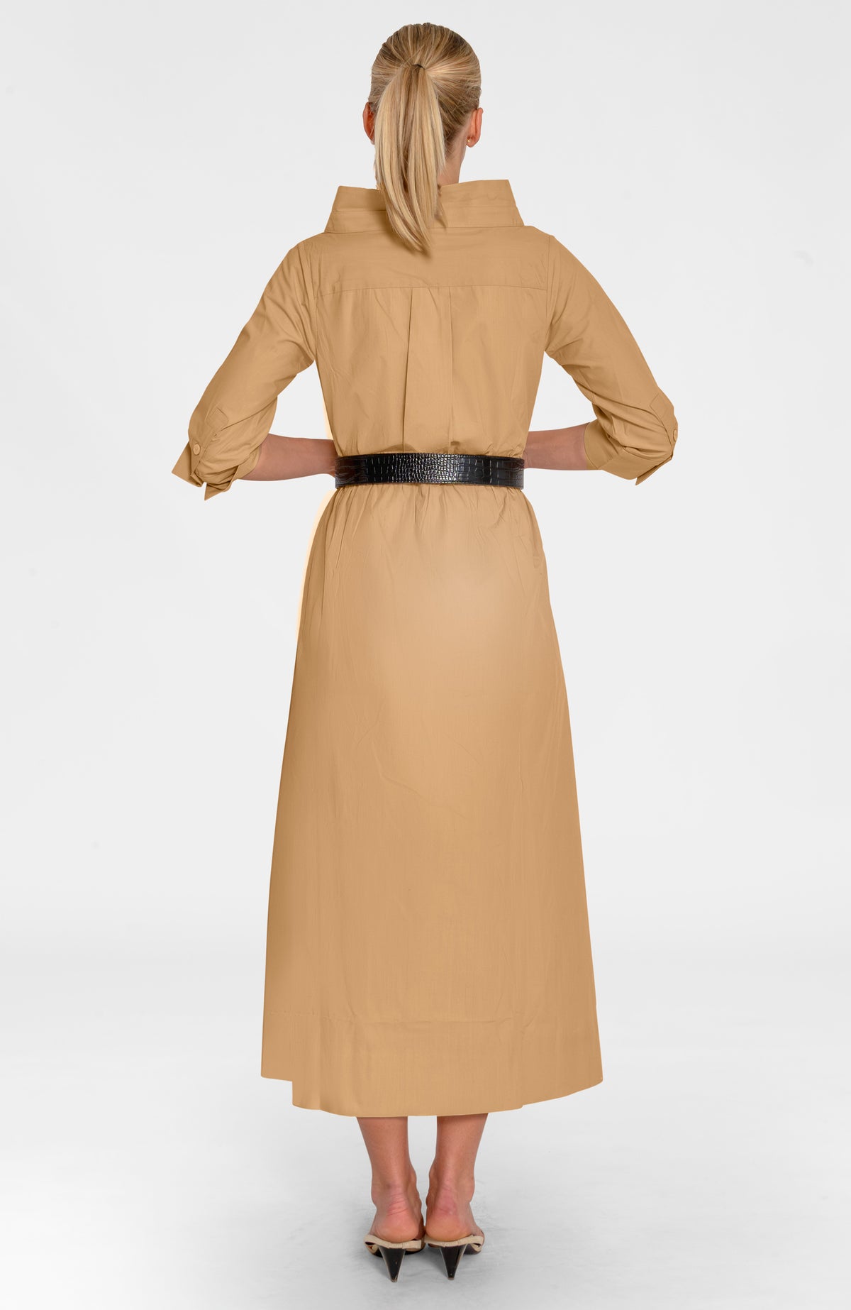 Cosmopolitan Dress- Solid Khaki