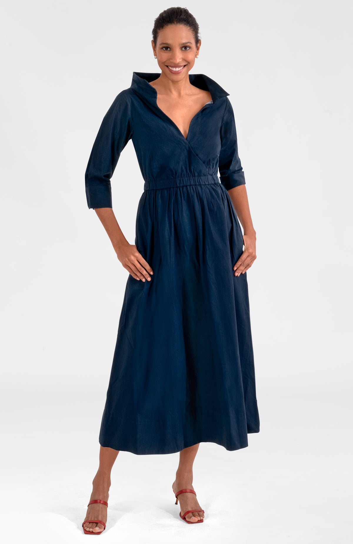 Cosmopolitan Dress- Solid Navy