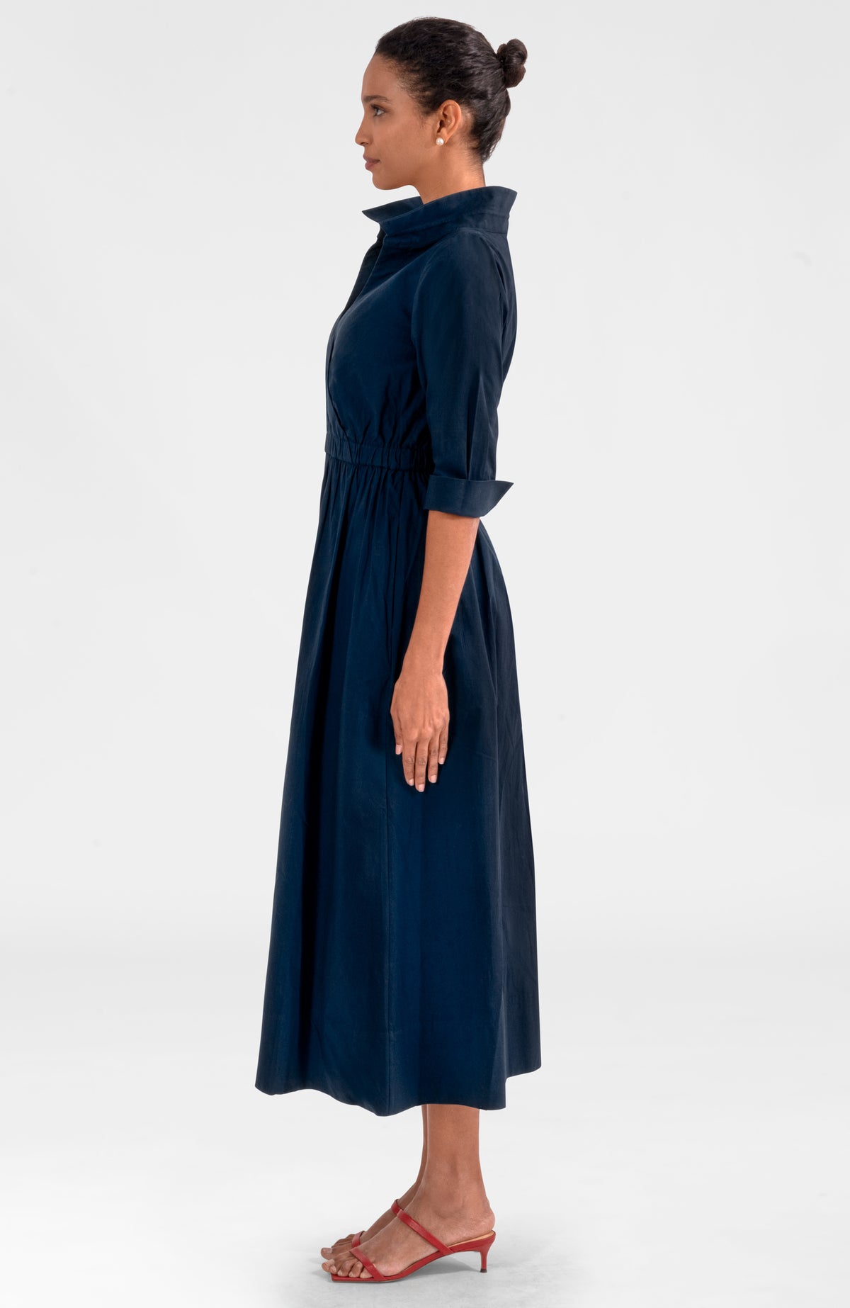 Cosmopolitan Dress- Solid Navy