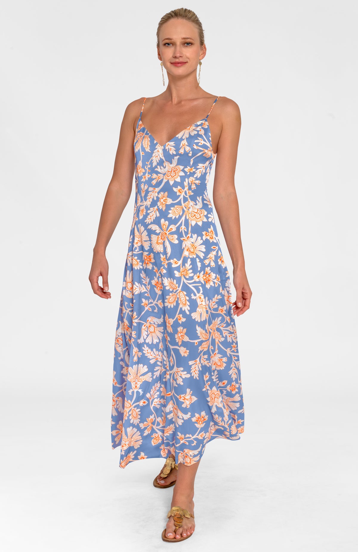 Sway &amp; Twirl Maxi Dress- Stunning Stippling Peri