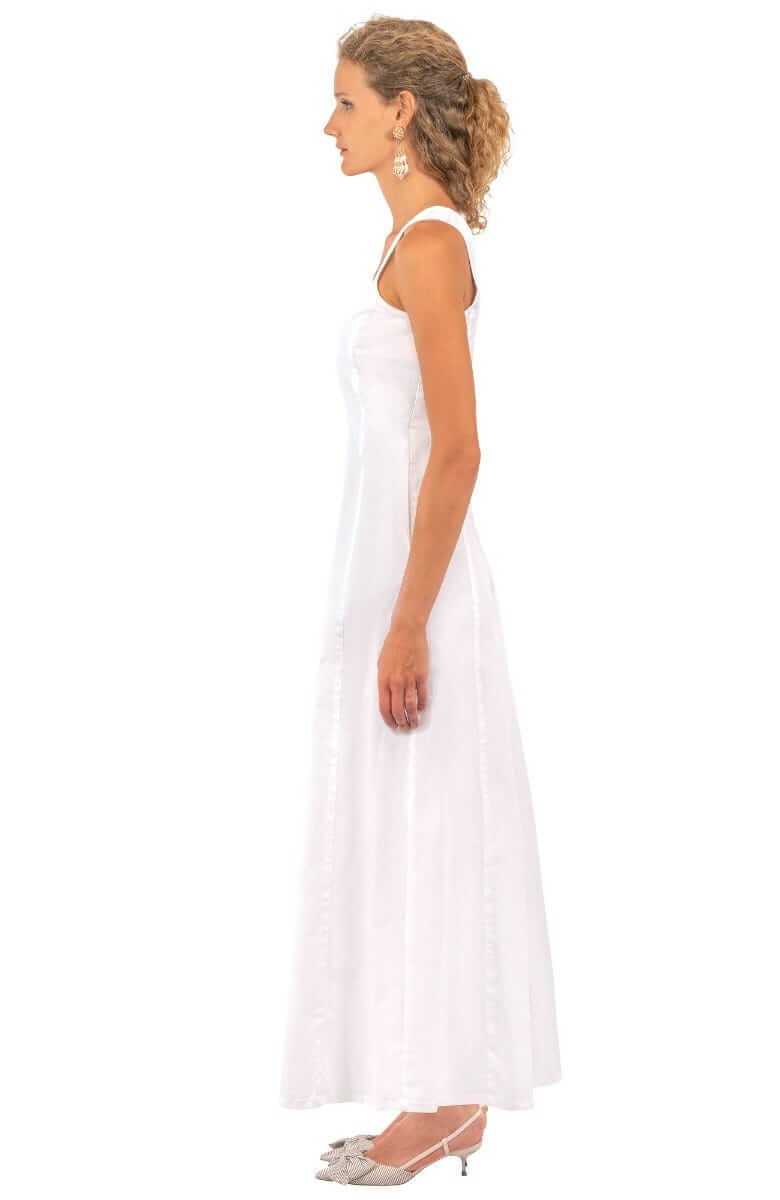 The Fonteyn Dress Long White