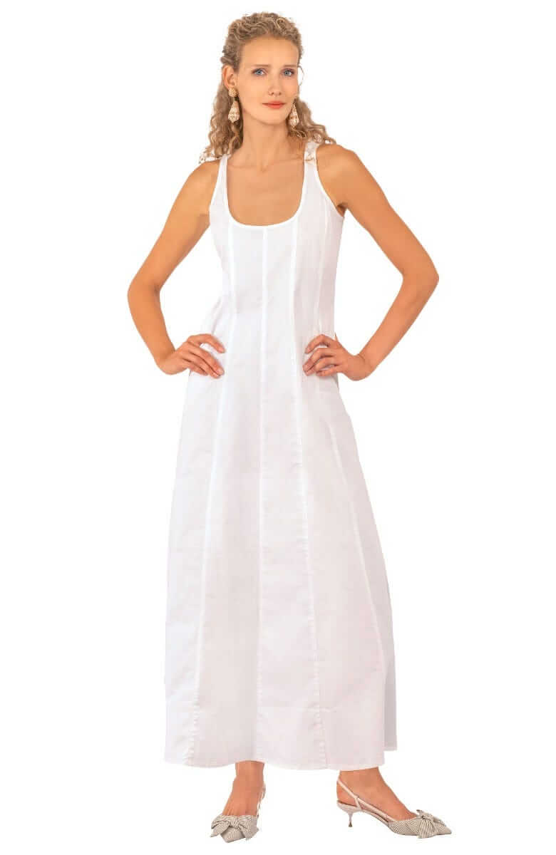 The Fonteyn Dress Long White