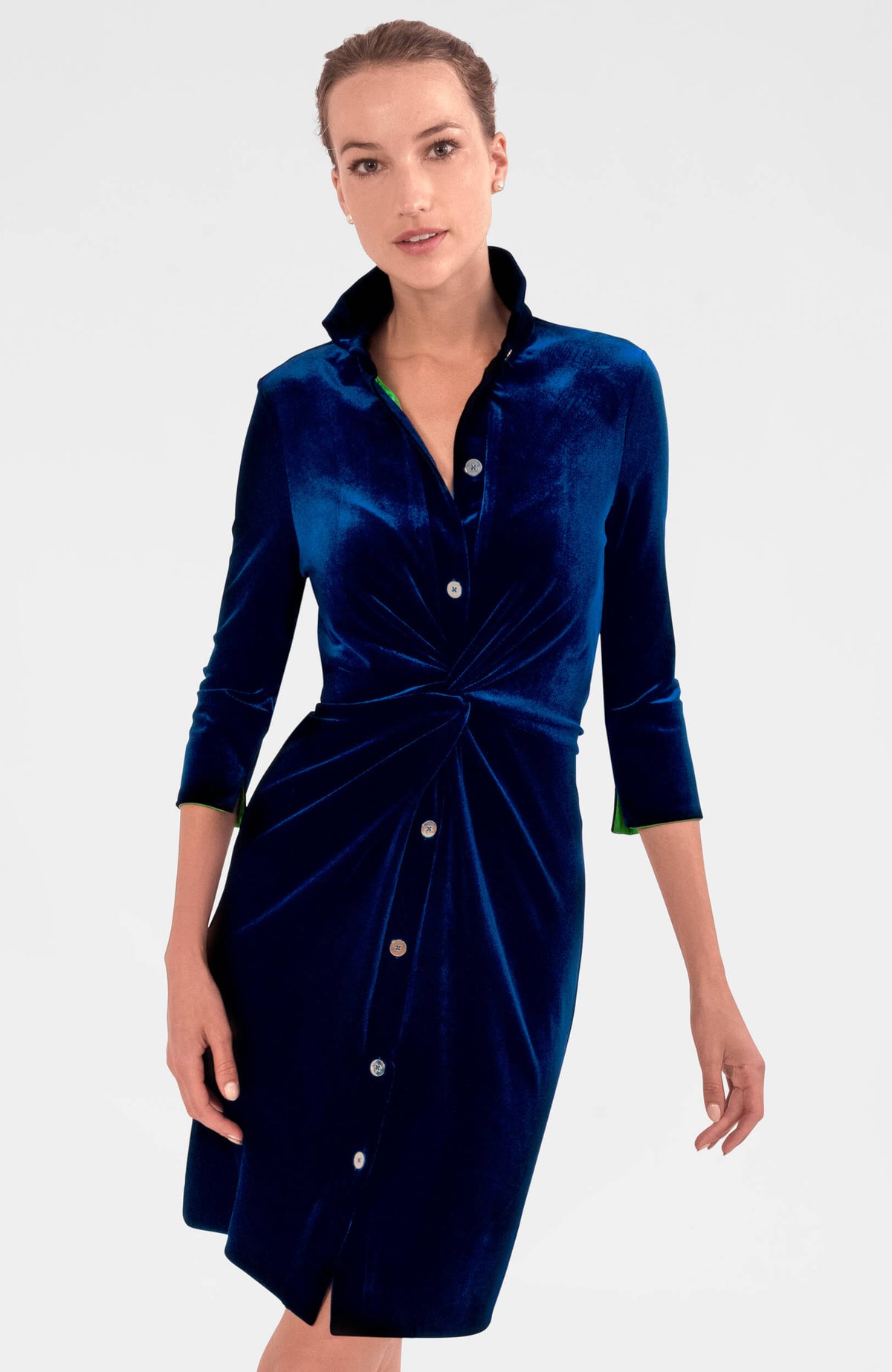 Silky Velvet- Twist &amp; Shout Dress