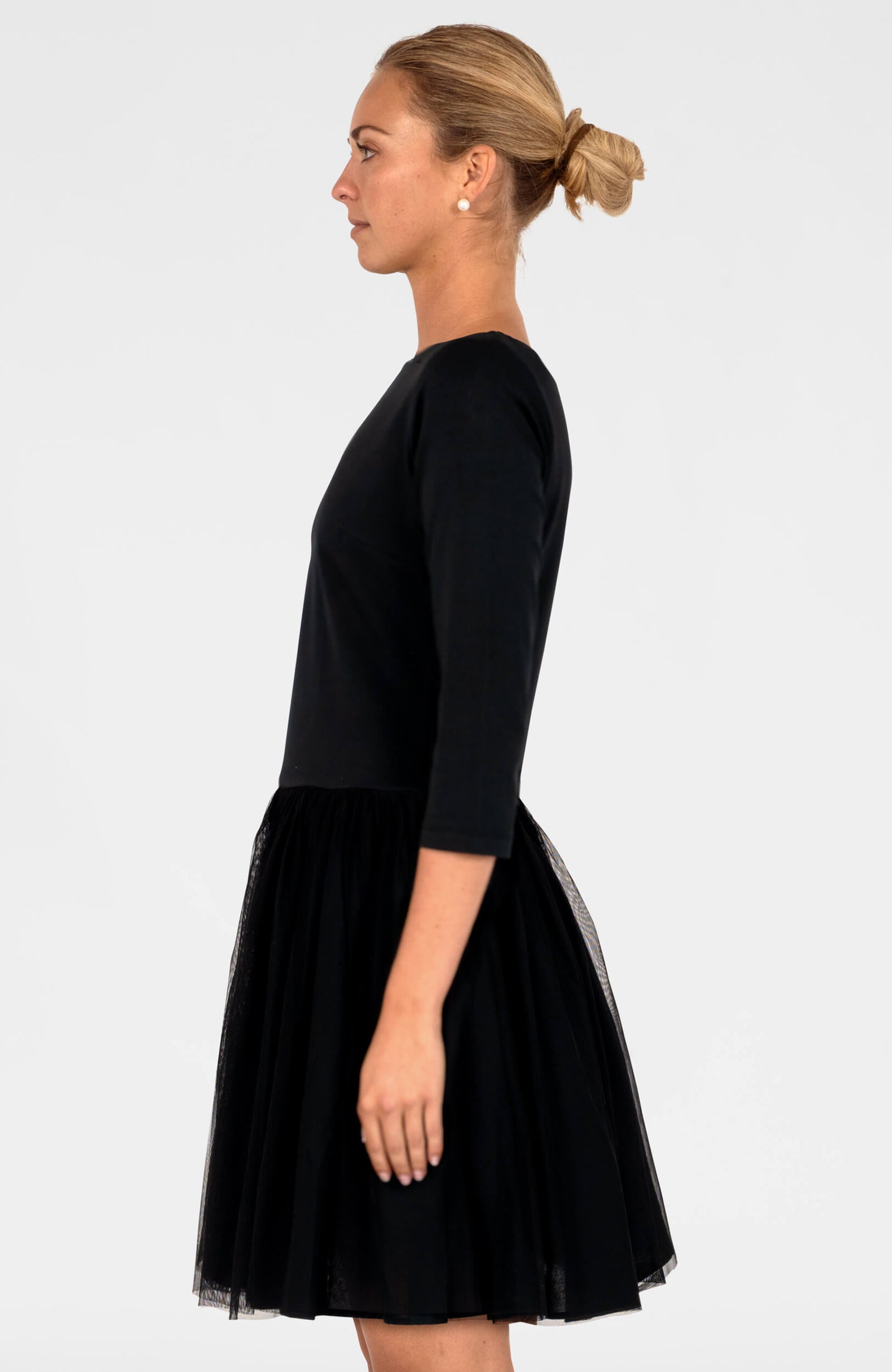 TuTu Tulle 3/4 Sleeve - Short Dress