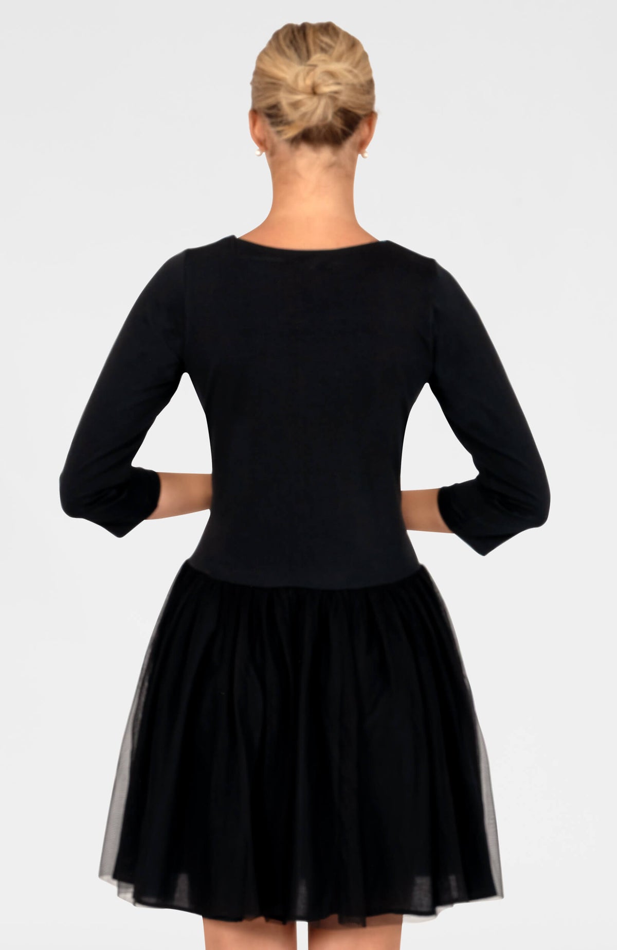 TuTu Tulle 3/4 Sleeve - Short Dress