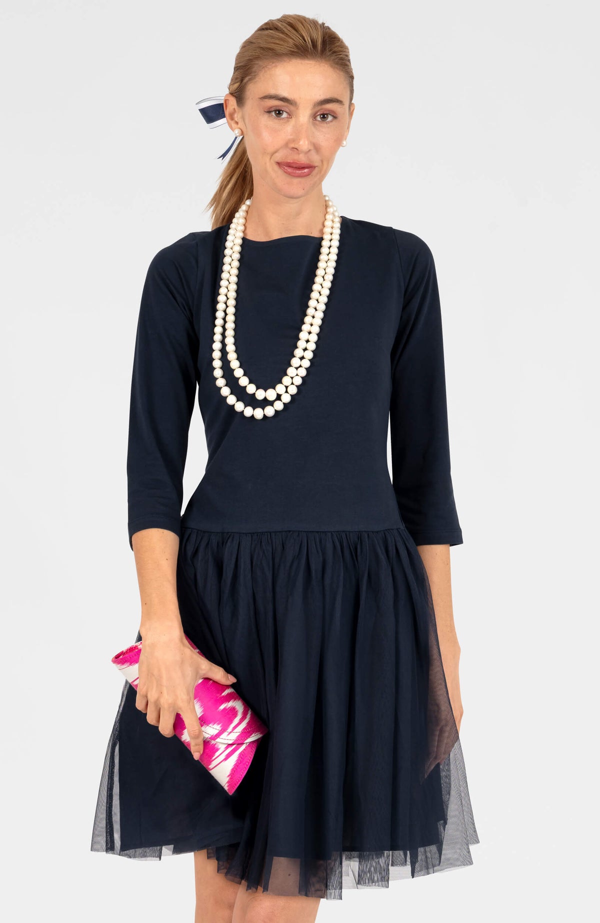 TuTu Tulle 3/4 Sleeve - Short Dress