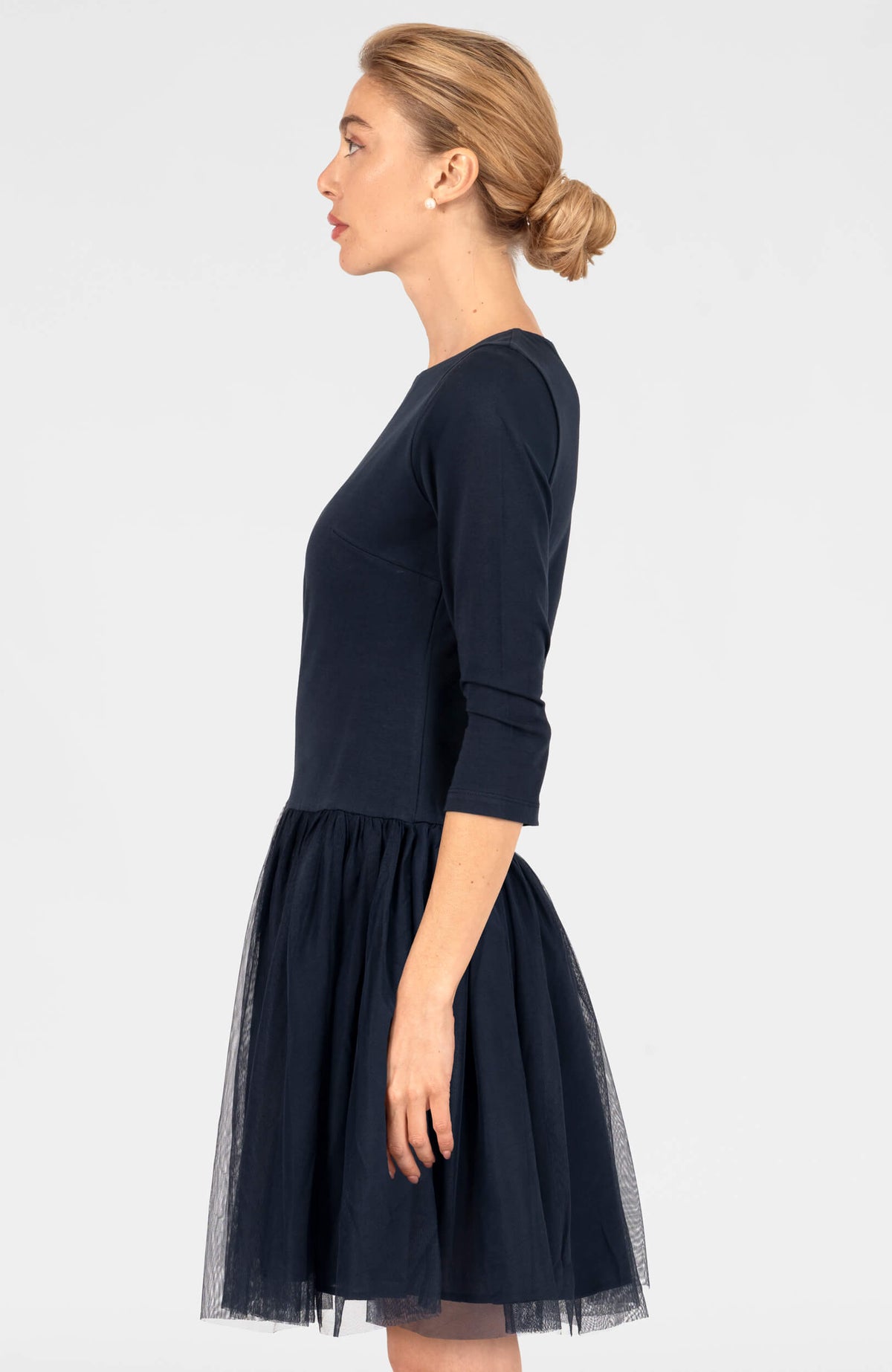 TuTu Tulle 3/4 Sleeve - Short Dress
