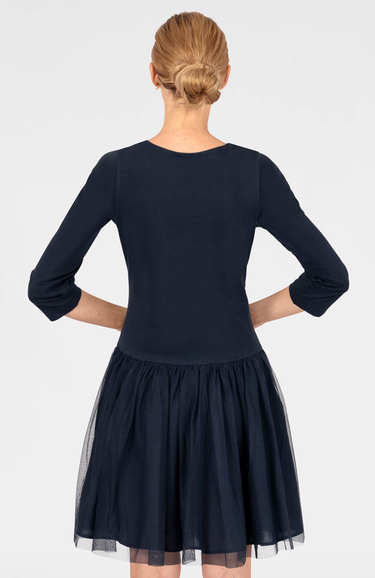 TuTu Tulle 3/4 Sleeve - Short Dress