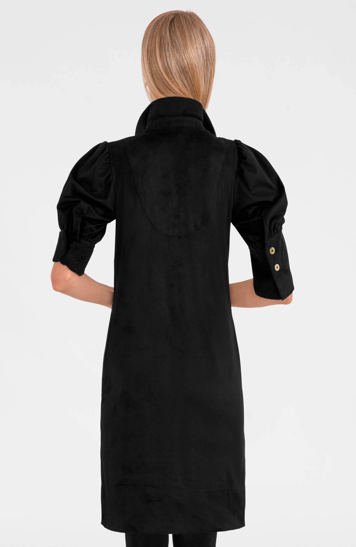 Swagger Dress - Ultra Suede Black