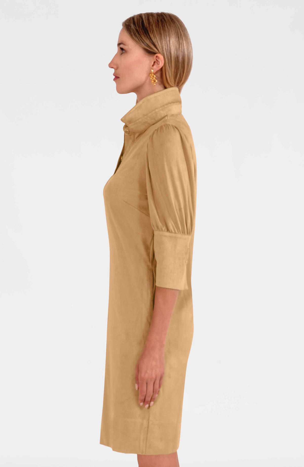 Swagger Dress - Ultra Suede Khaki