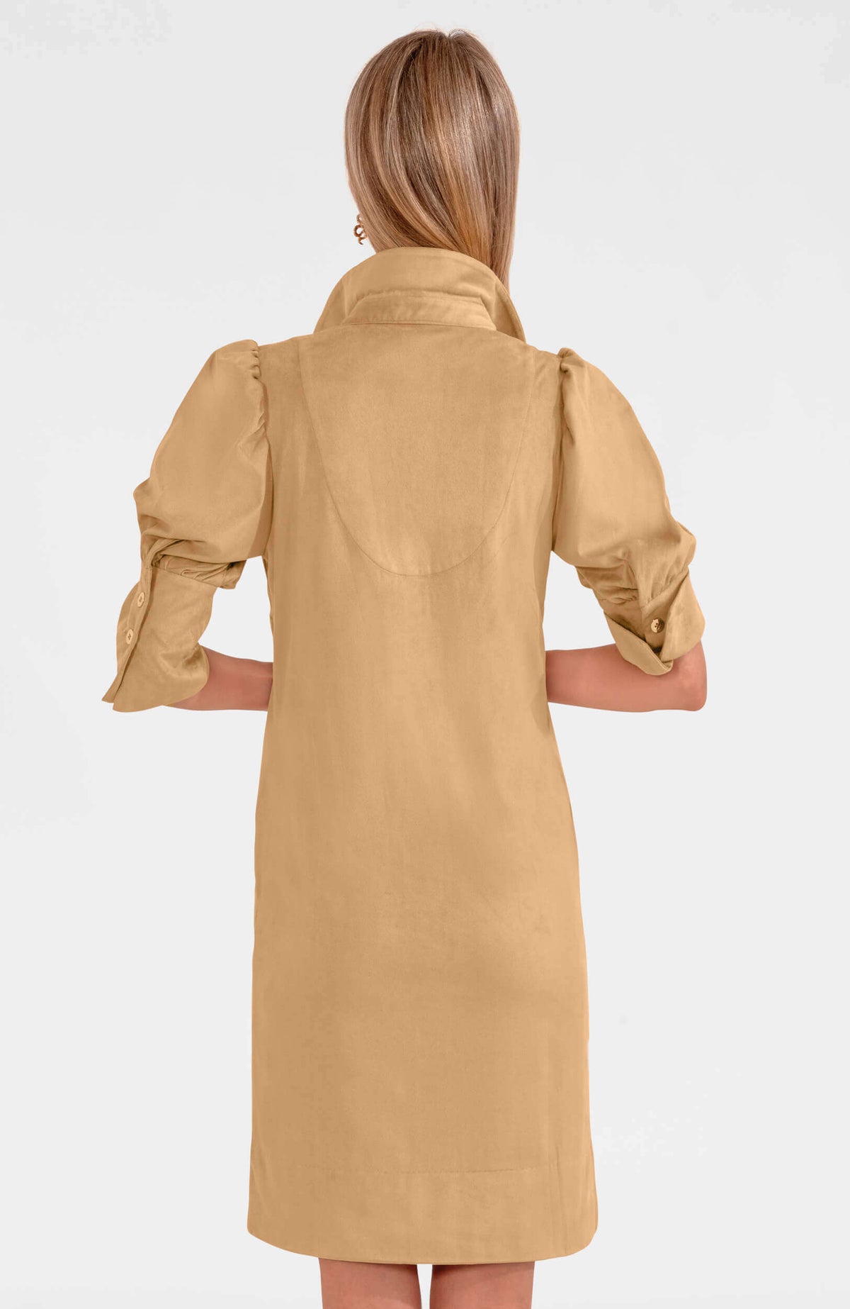 Swagger Dress - Ultra Suede Khaki