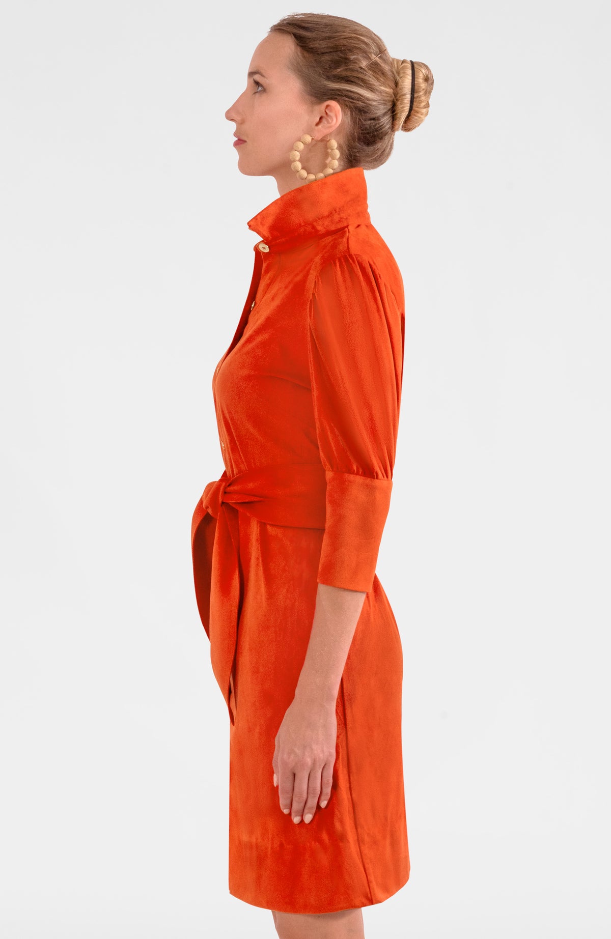 Swagger Dress - Ultra Suede Orange