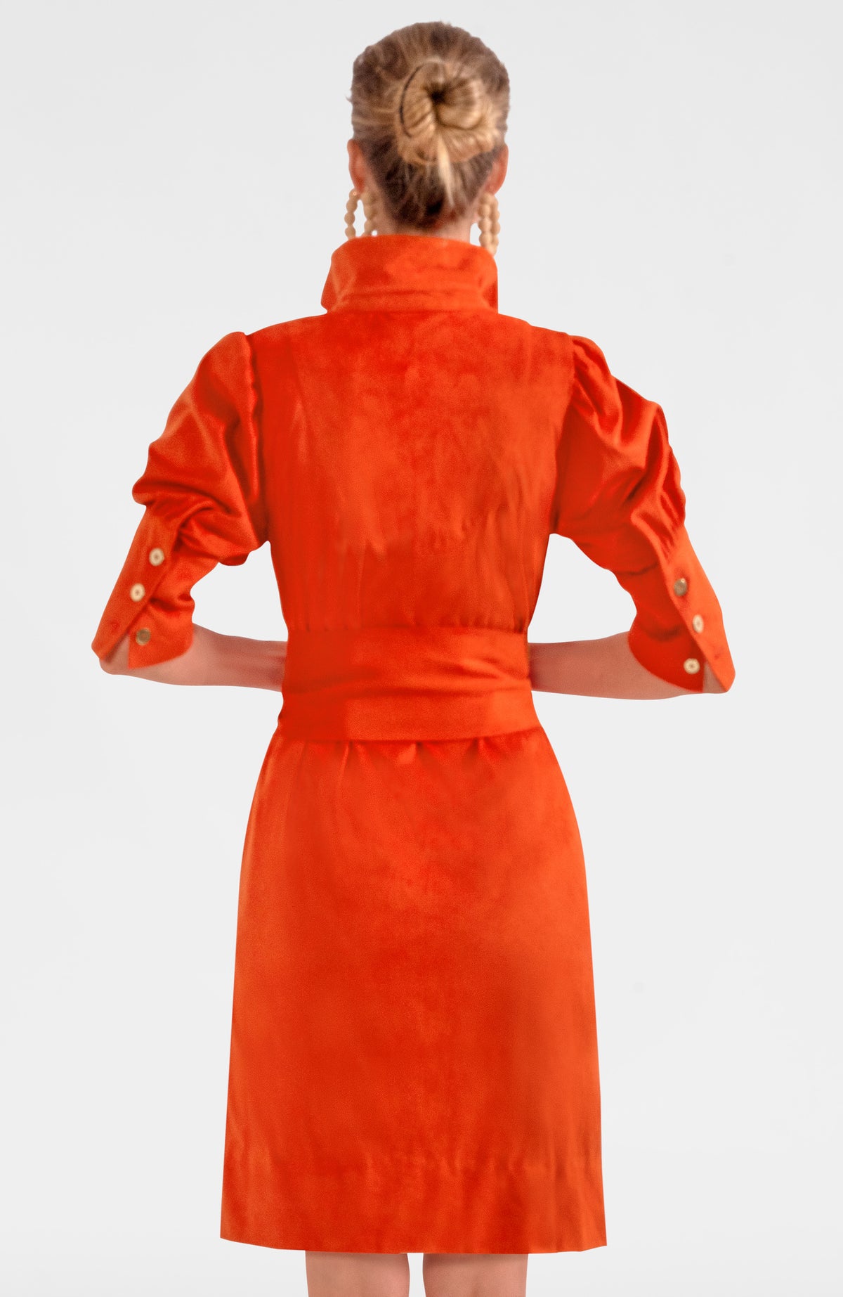 Swagger Dress - Ultra Suede Orange