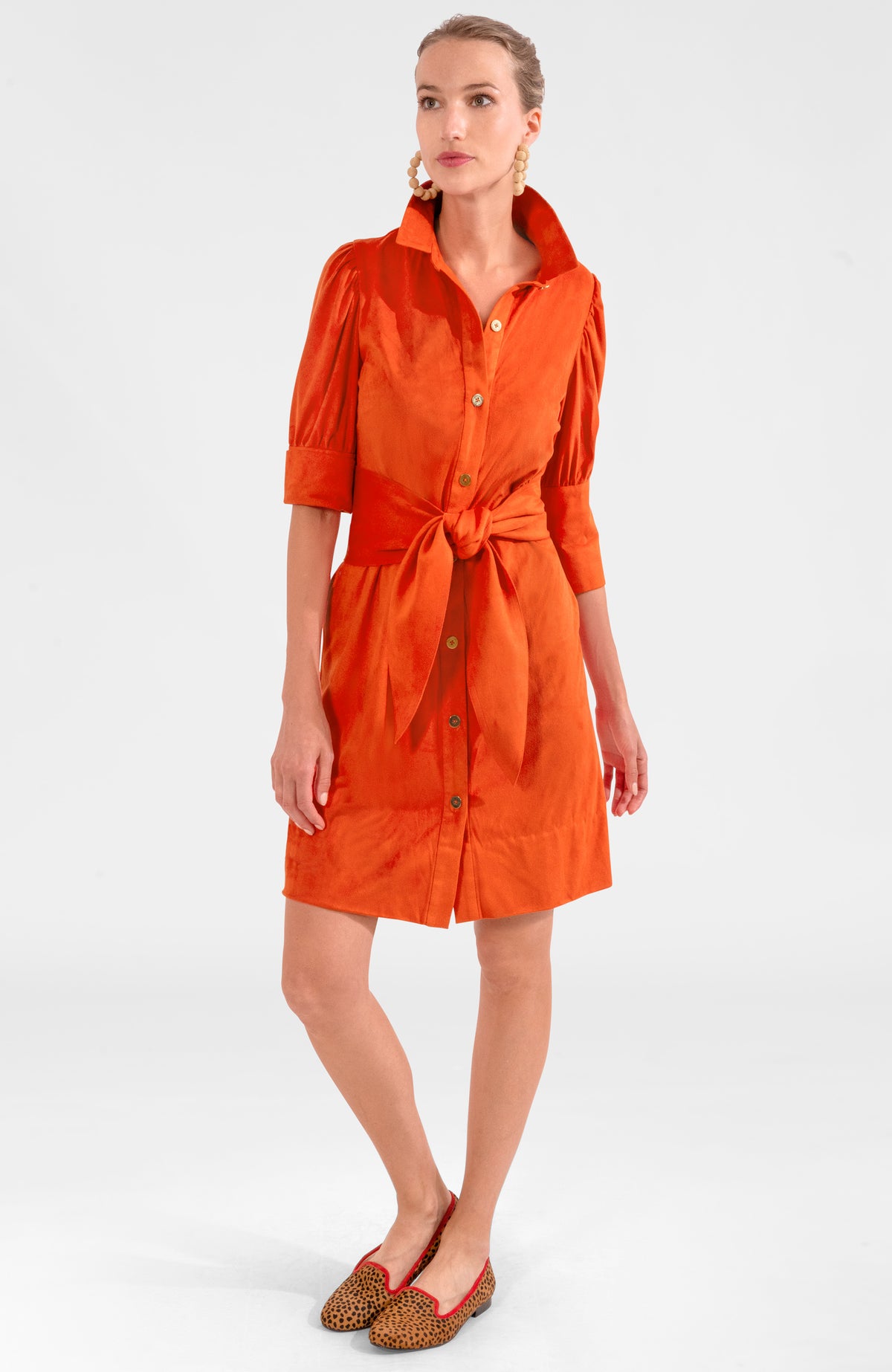 Swagger Dress - Ultra Suede Orange