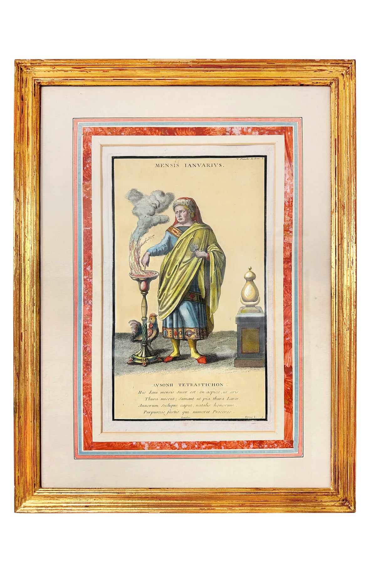 18th Centry Hand Colored Engravings - Months Of The Year