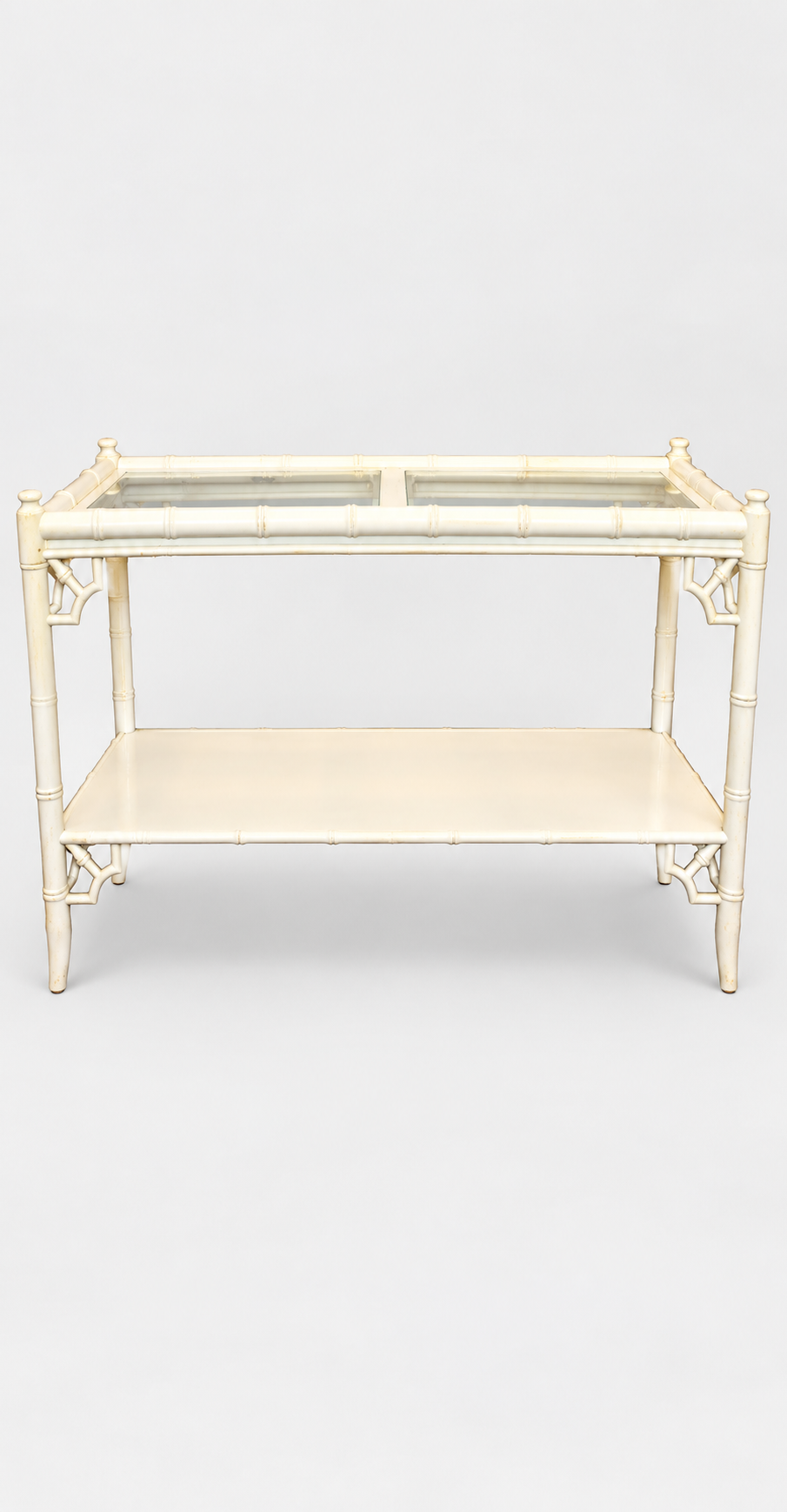 Fretwork Bamboo Sofa Table