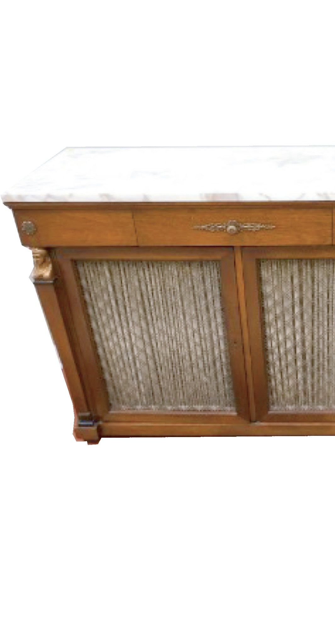 Antique French Regency Marble Top Buffet