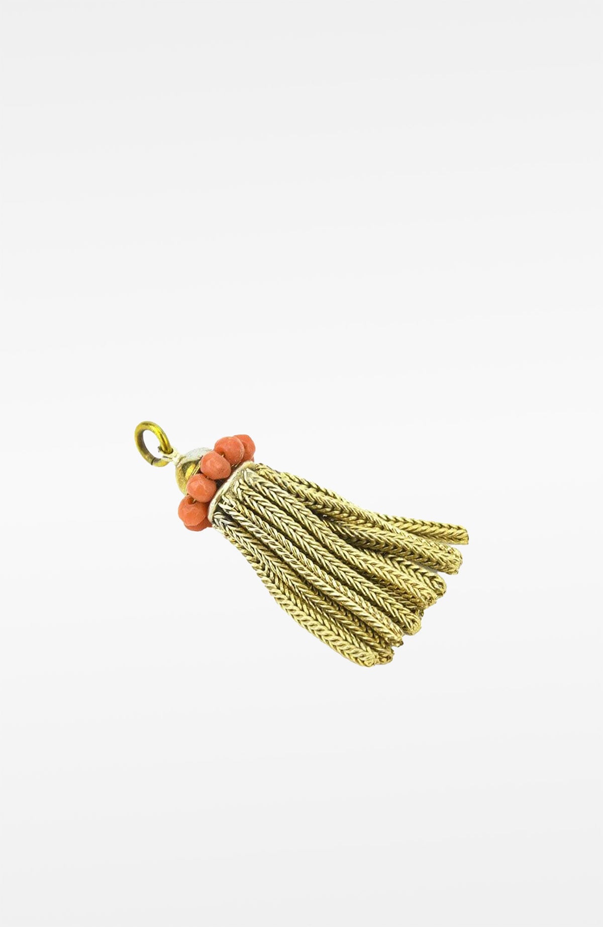 19th Century Coral Tassel Pendant