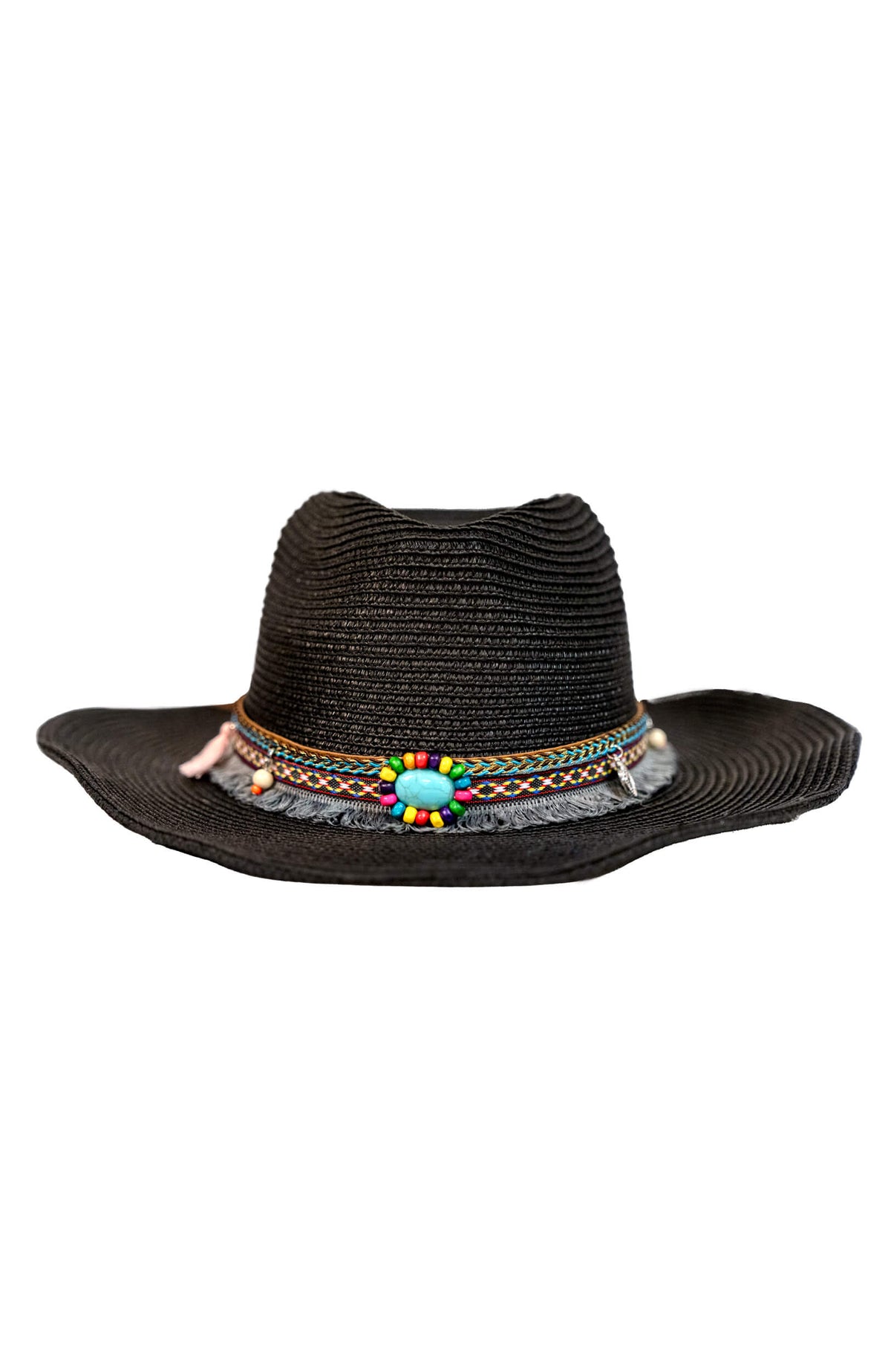 Mermaid Cowboy Hat - Band Black One Size