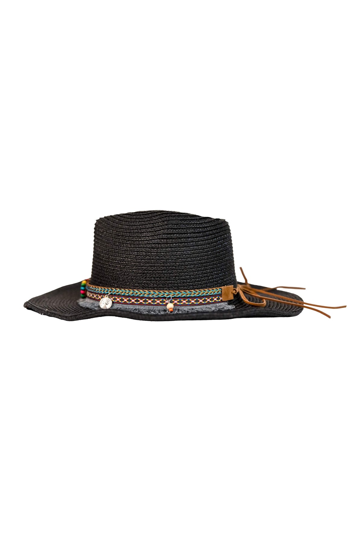 Mermaid Cowboy Hat - Band Black One Size