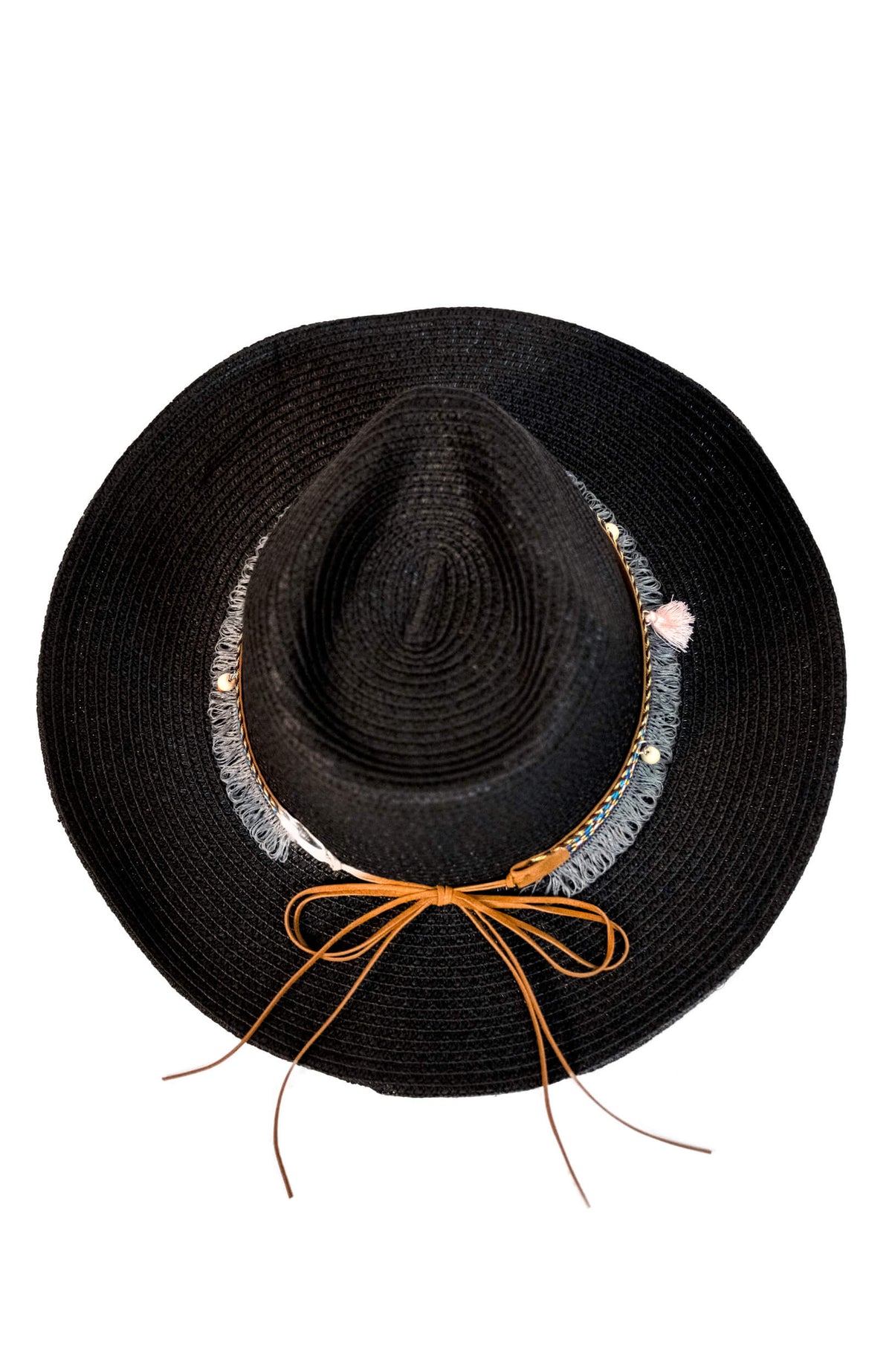 Mermaid Cowboy Hat - Band Black One Size