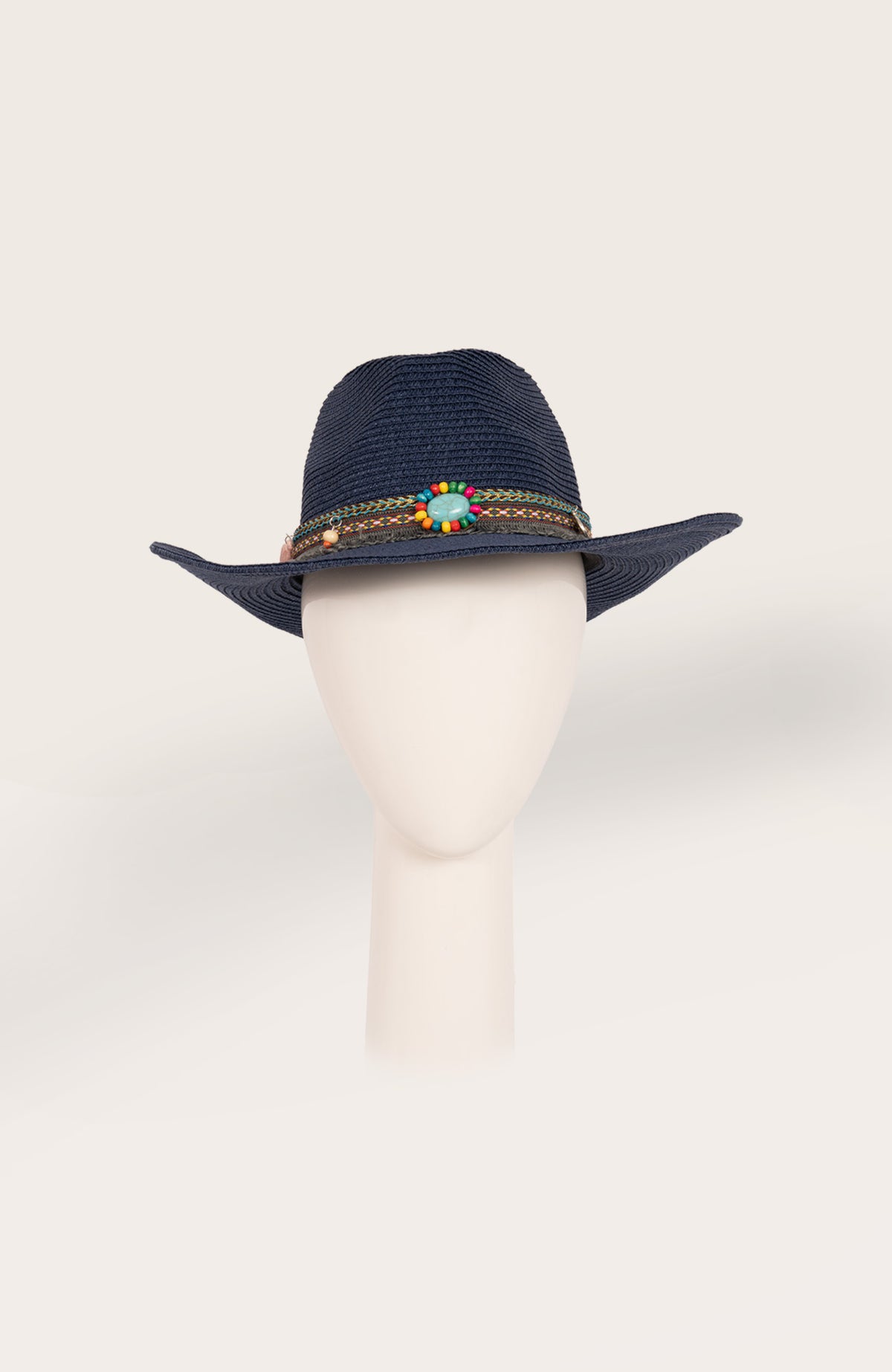 Mermaid Cowboy Hat - Rainbow Navy One Size