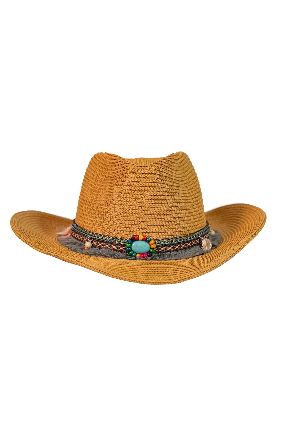 Mermaid Cowboy Hat - Band Tan One Size