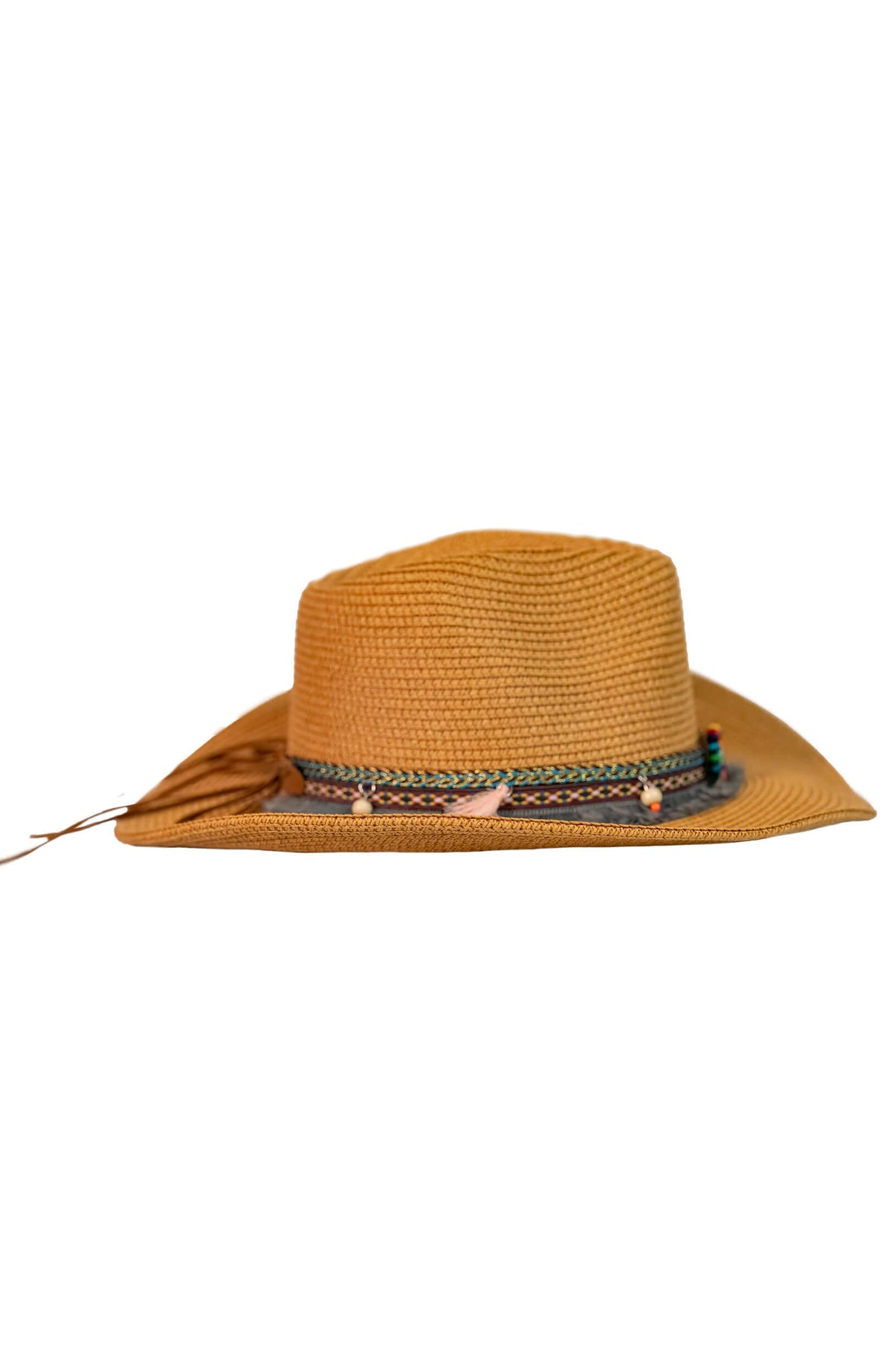 Mermaid Cowboy Hat - Band Tan One Size