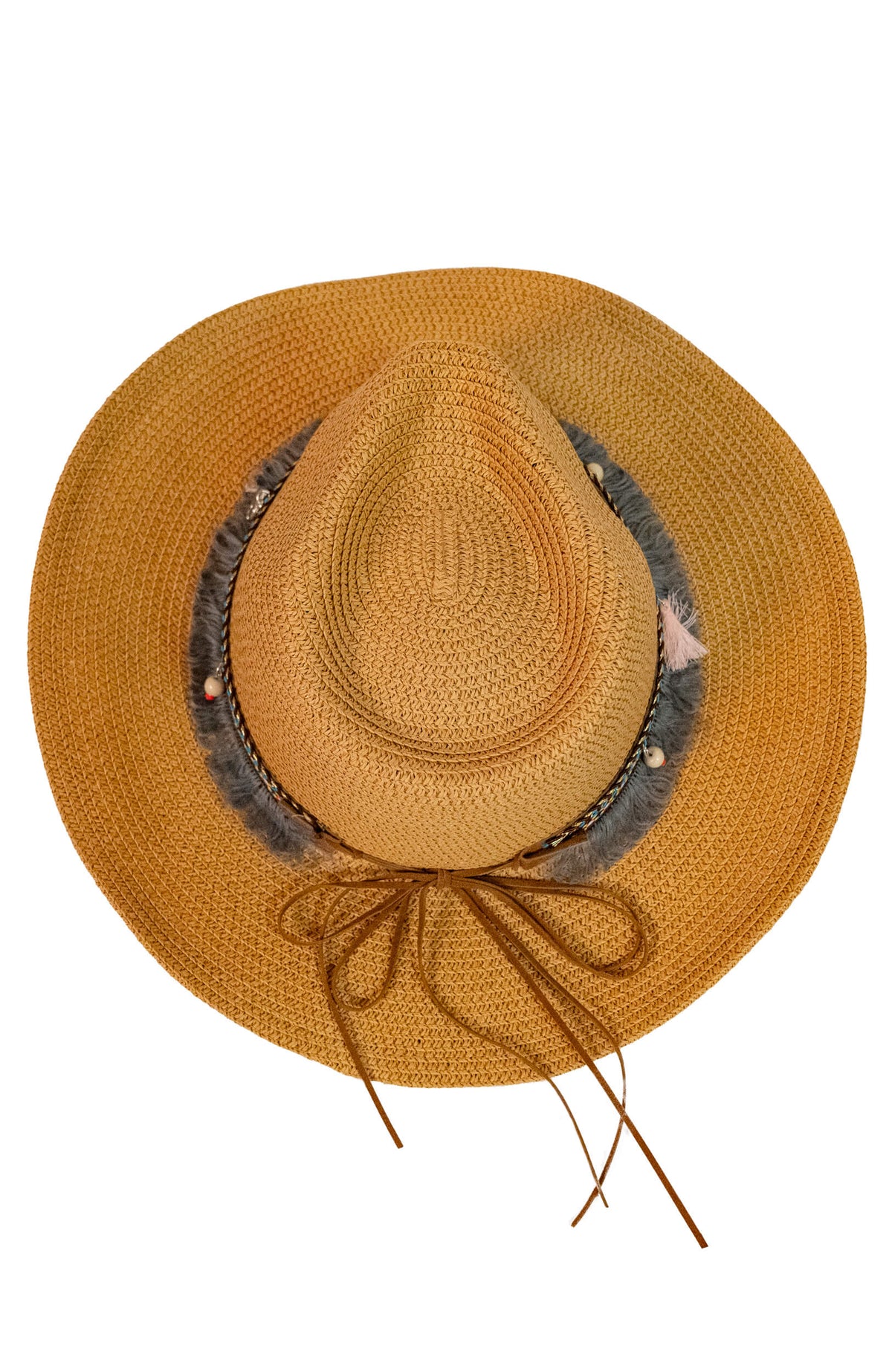 Mermaid Cowboy Hat - Band Tan One Size