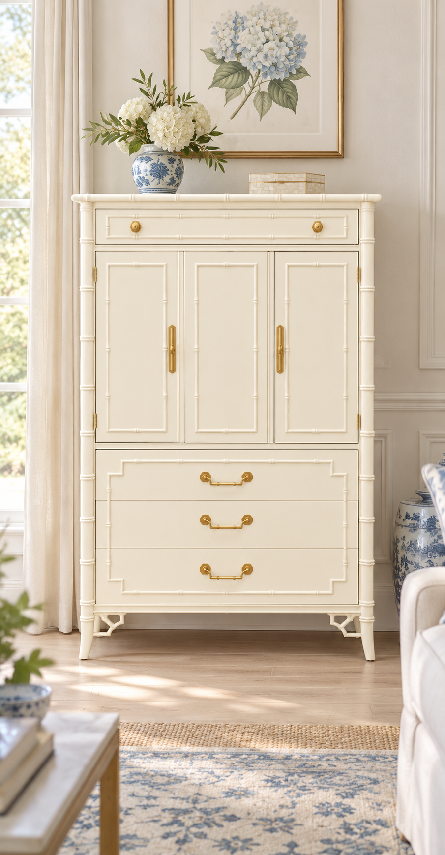 Fretwork Faux Bamboo