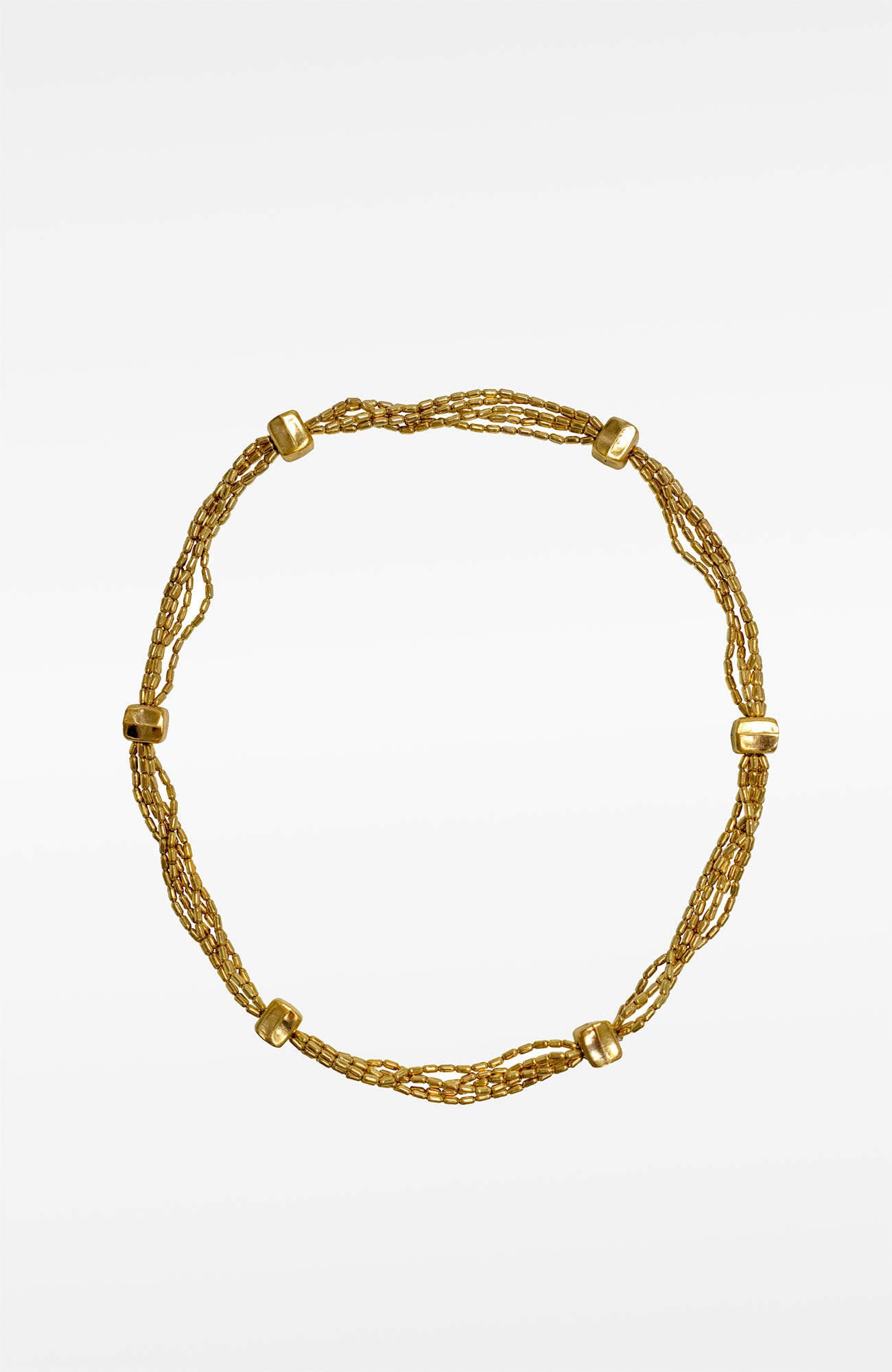 Be Square Necklace Gold