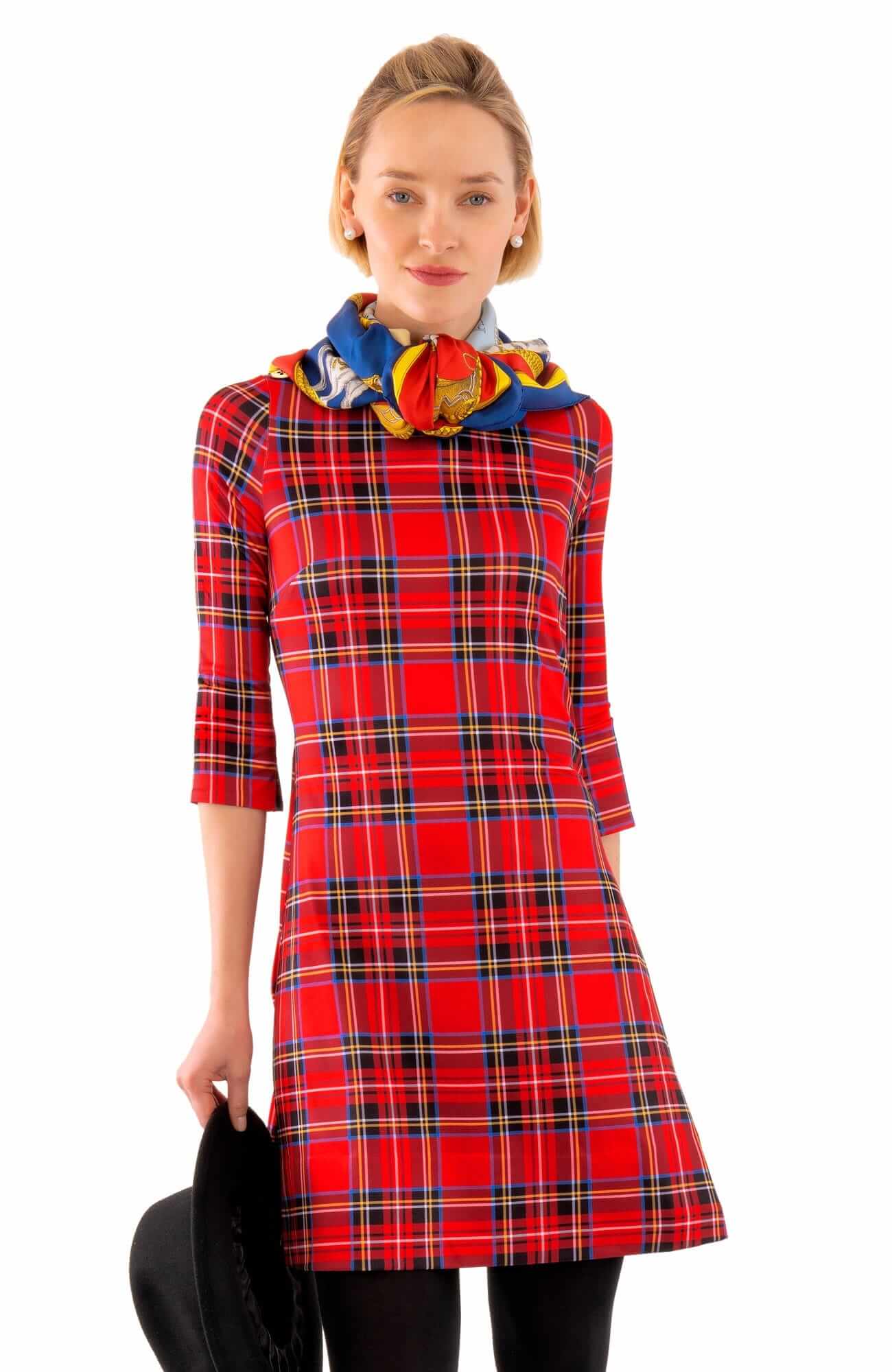 Button Up Buttercup Swing - Duke Of York - Final Sale Red