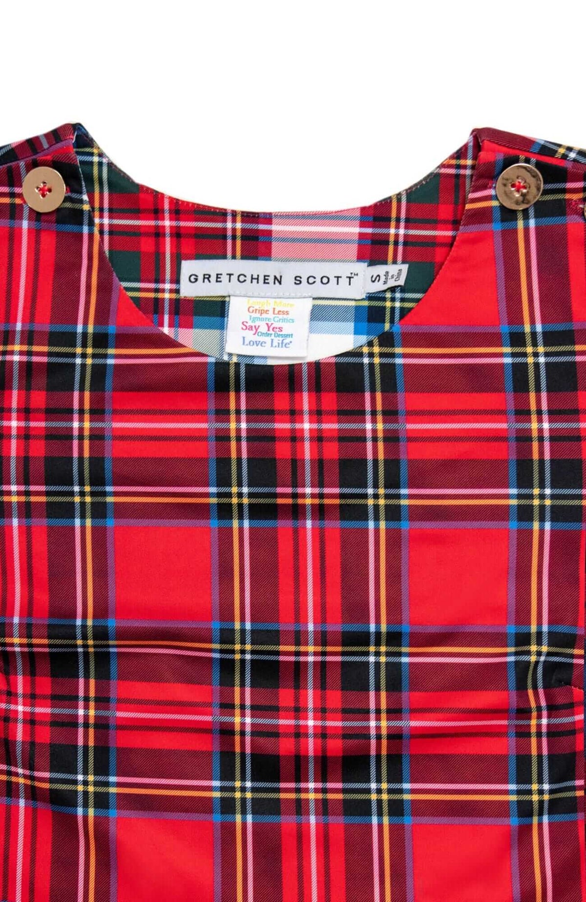 Button Up Buttercup Swing - Duke Of York - Final Sale Red