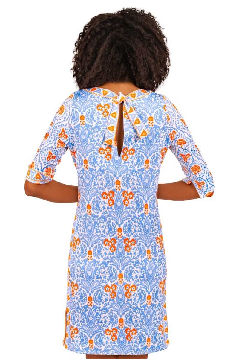 Jersey Bateau Breeze - East India - Final Sale Periwink Orange