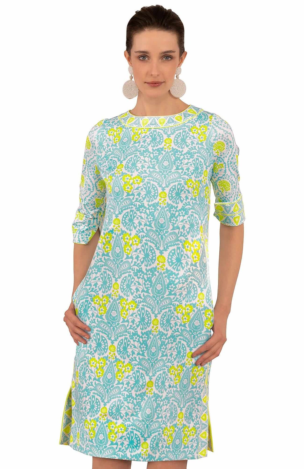 Jersey Bateau Breeze - East India Turq Lime