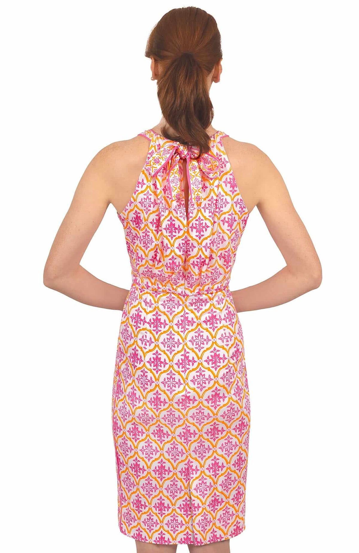 Jersey Bougie Dress - East India Pink Orange