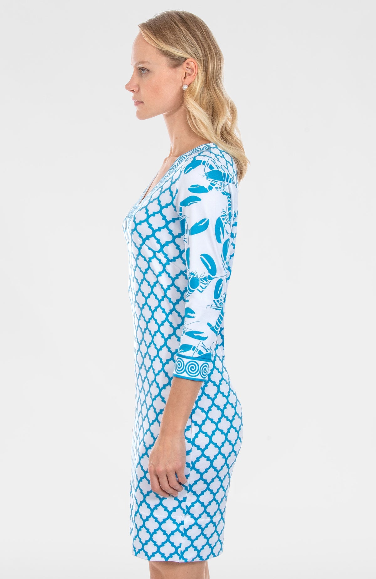 blue lobster dress Kids Lobster Trellis Ceri Dress main image 0