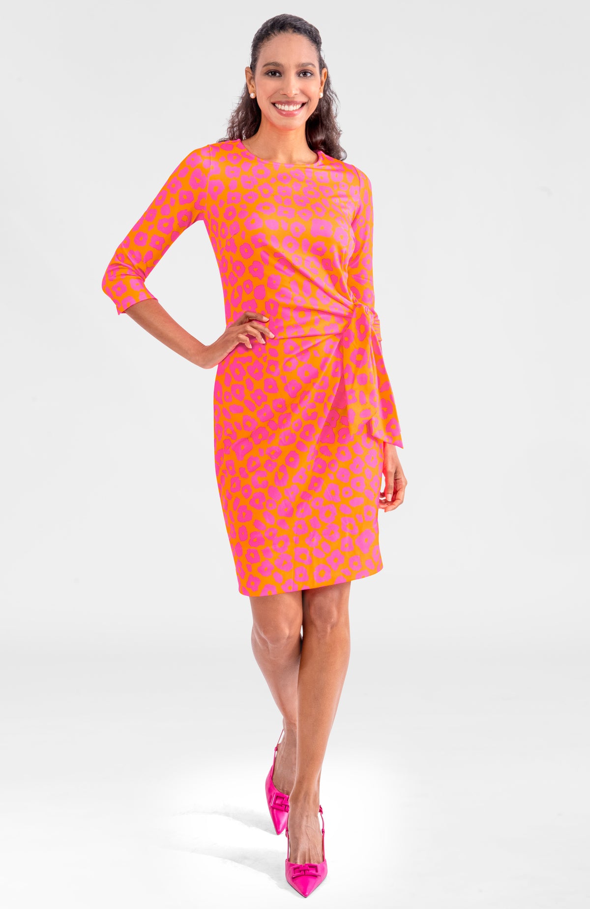 Cinch &amp; Tie Jersey Dress - Me Jane