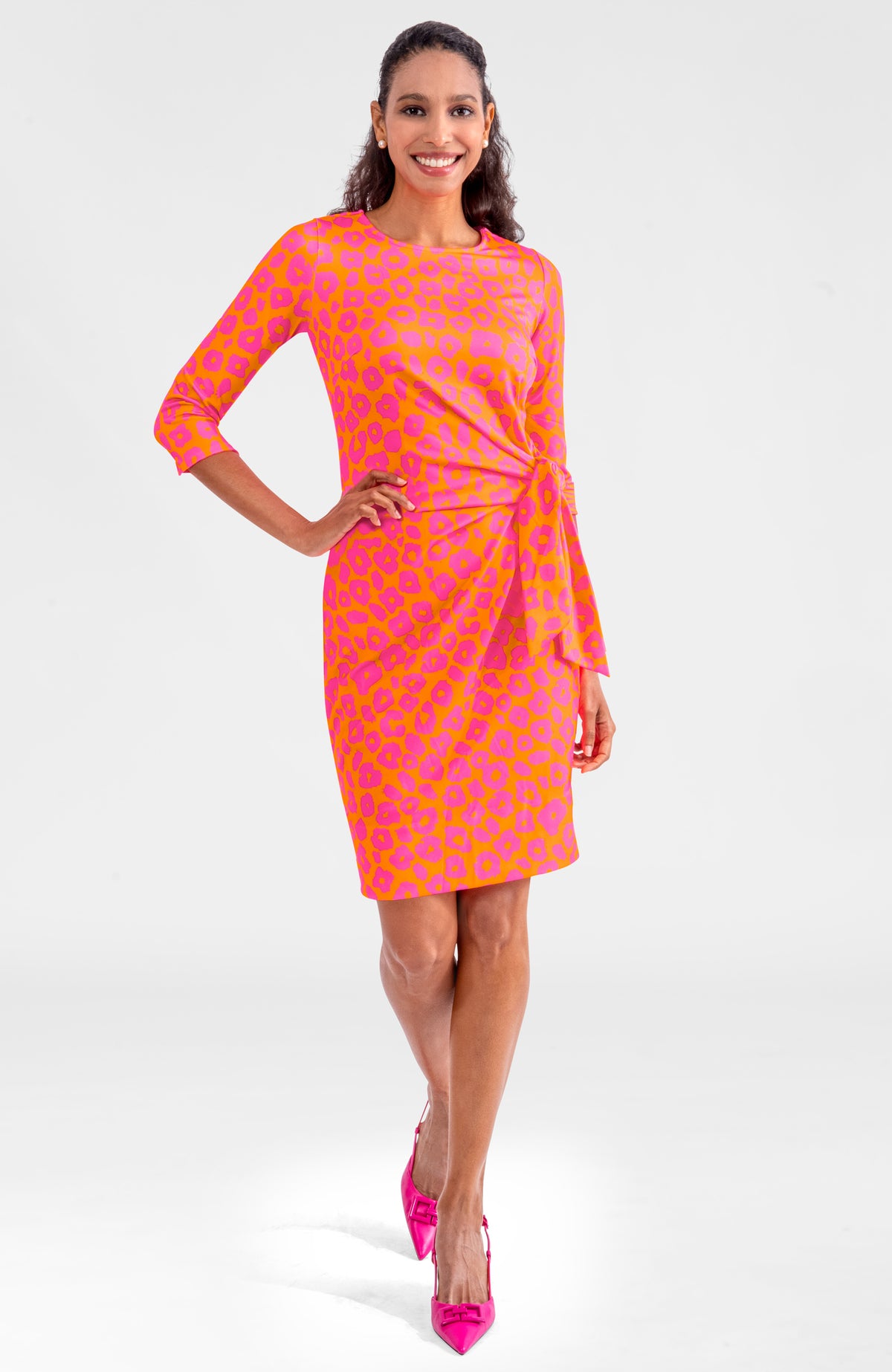 Cinch &amp; Tie Jersey Dress - Me Jane