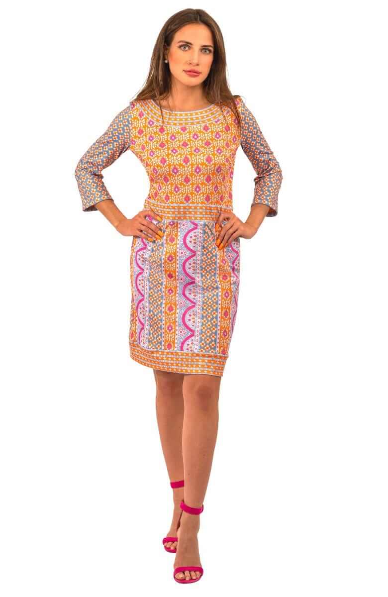 Print Pretty Dress - Paisley Park - Final Sale Brights